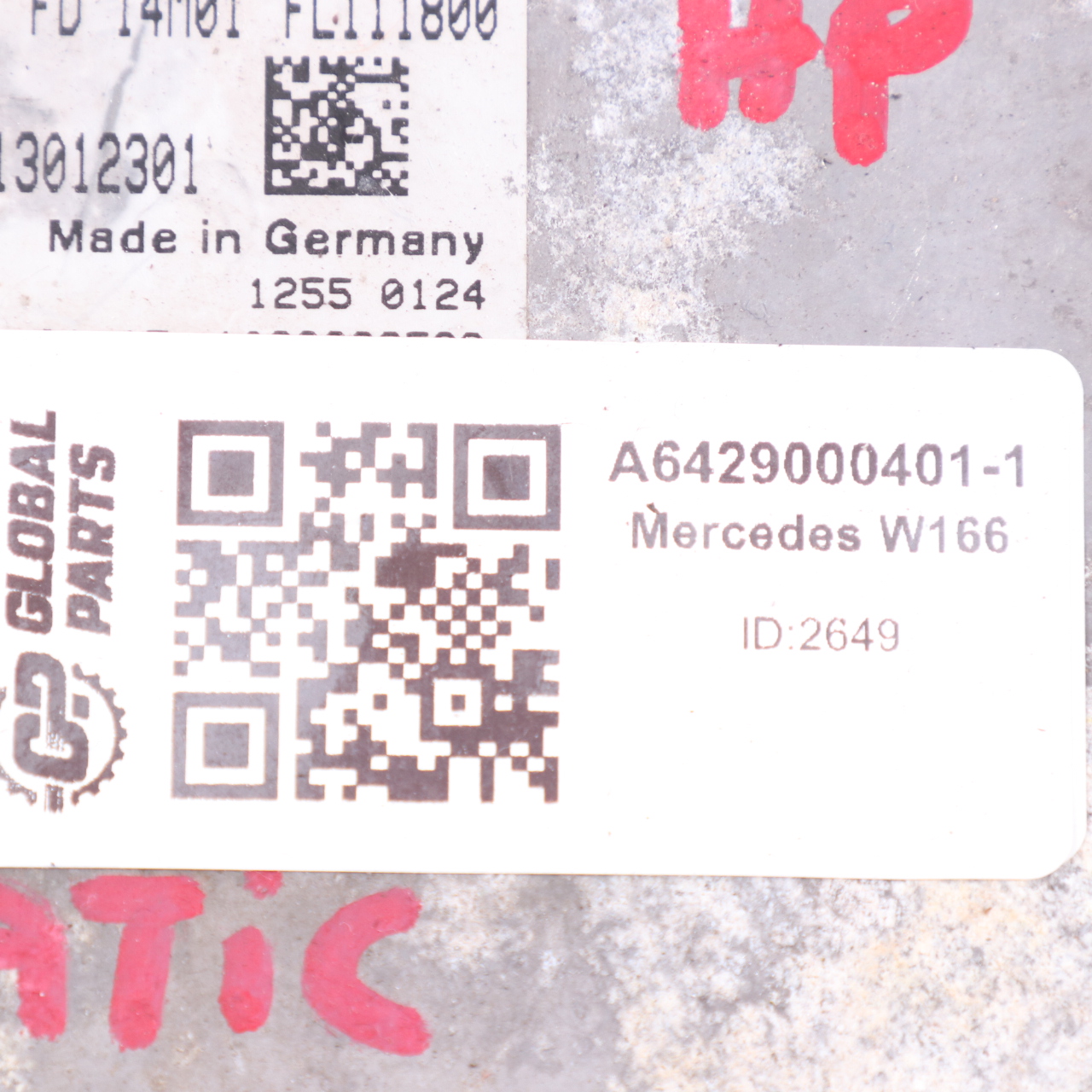 Mercedes W166 ML350 Bluetec 4-Matic OM642.826 Motor ECU Kit Modul A6429000401