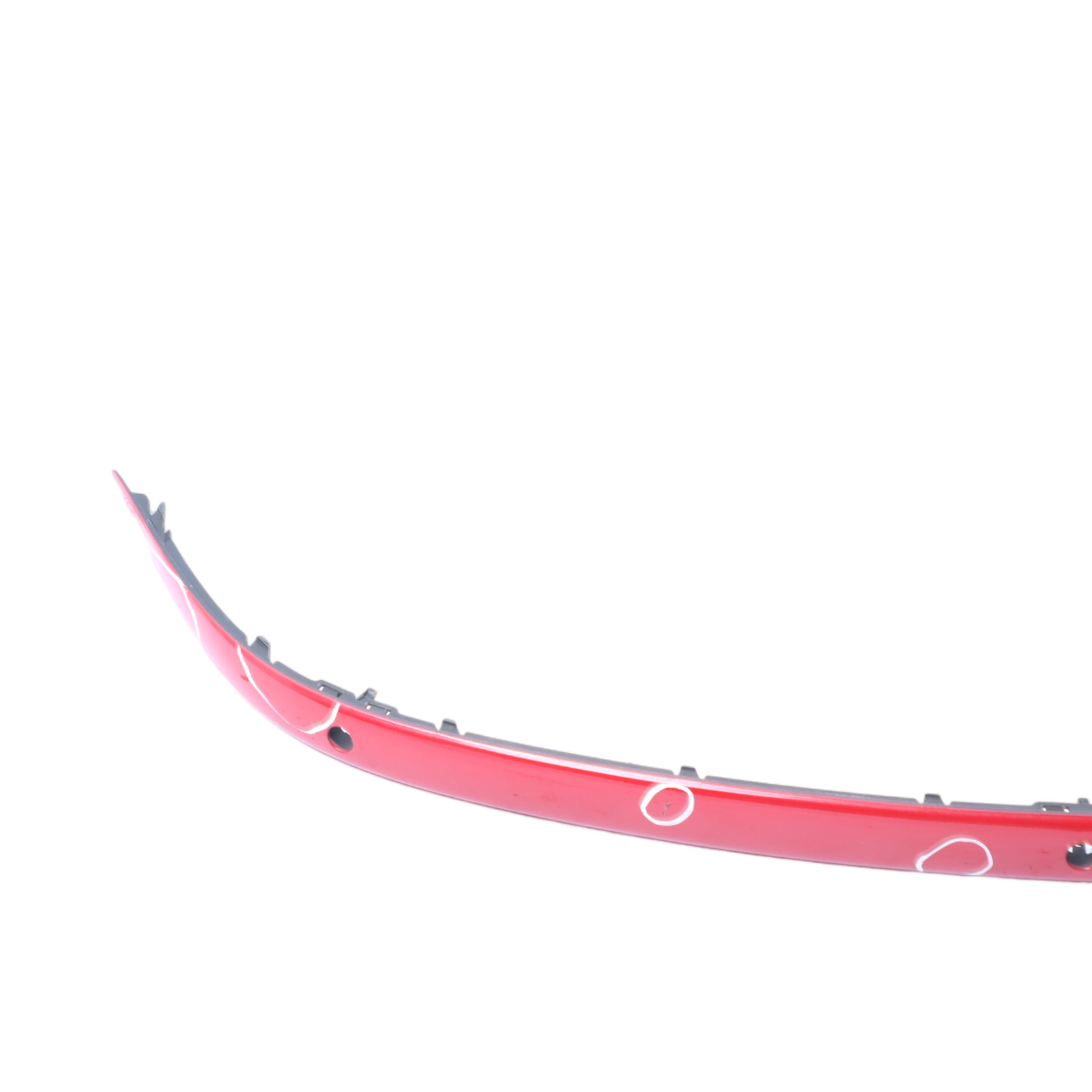 Rear Bumper Strip BMW E81 E87 LCI Protective Trim Panel PDC Karmesinrot Red A61