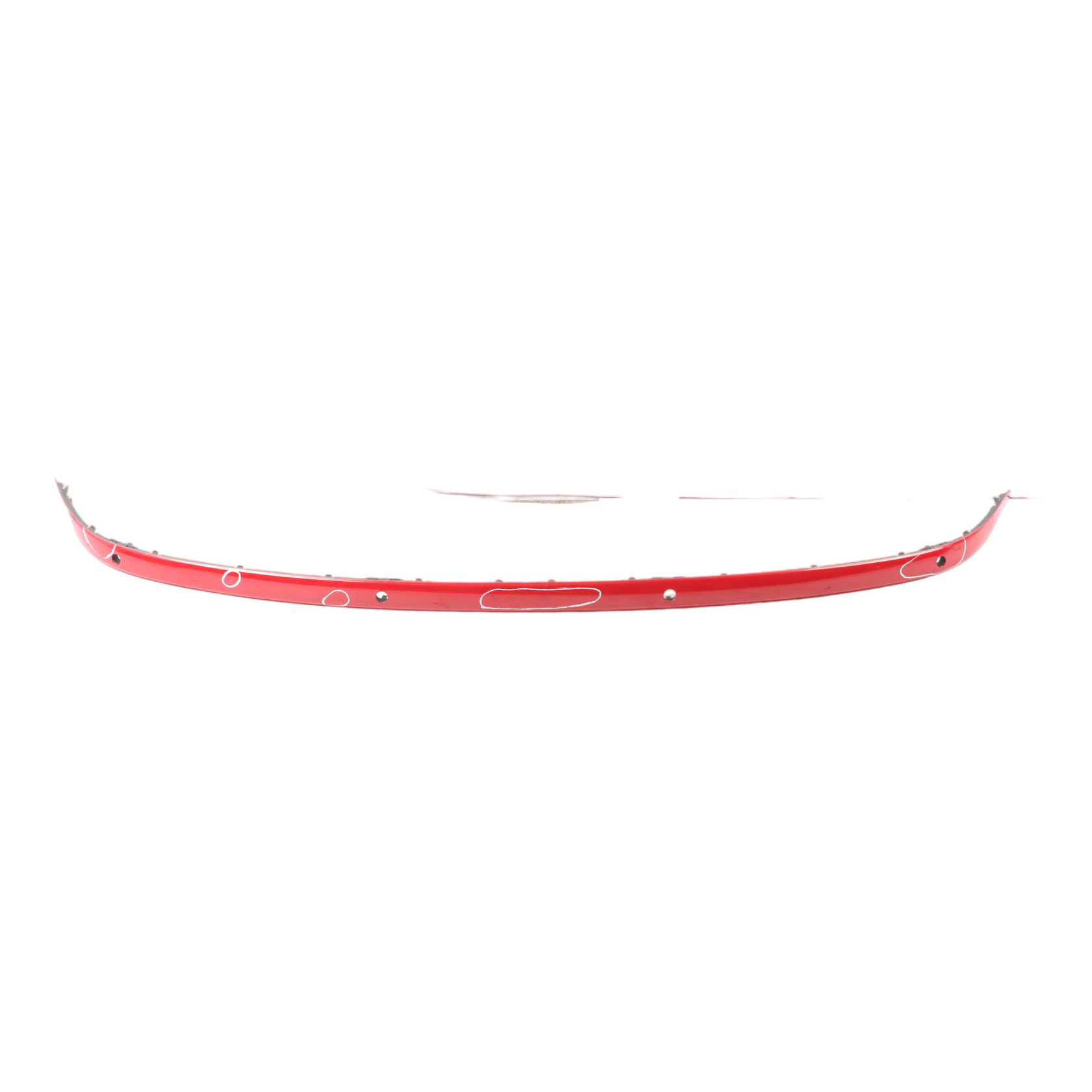 Rear Bumper Strip BMW E81 E87 LCI Protective Trim Panel PDC Karmesinrot Red A61