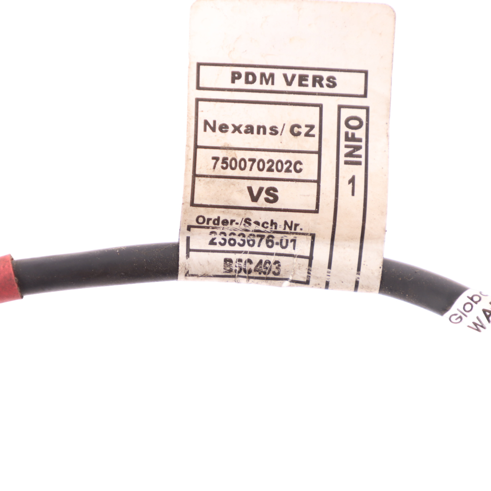 Battery Cable BMW F22 Negative Earth Cable Minus Electrical Wire 7625999