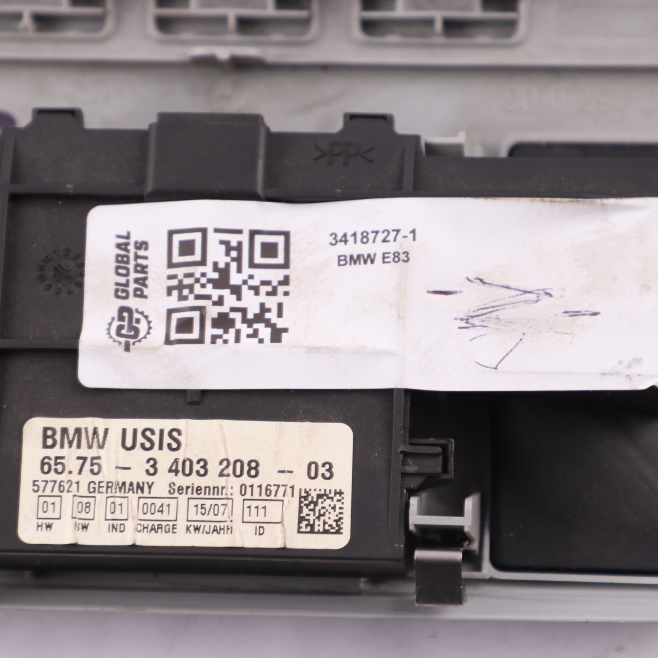 BMW X3 E83 Blende Abdeckung Verkleidung Himmel Vorne Grau 3412921 3418727