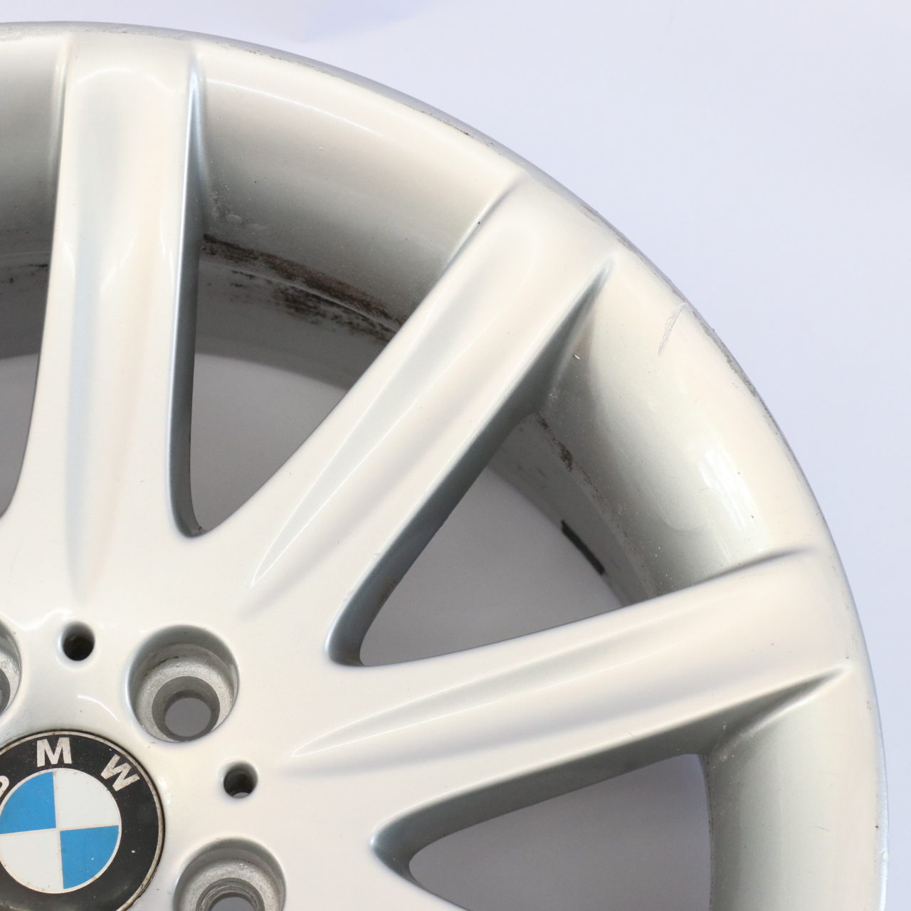 BMW E65 Front Silver Wheel Alloy Rim 19" Star Spoke 95 ET:24 9J 6753241