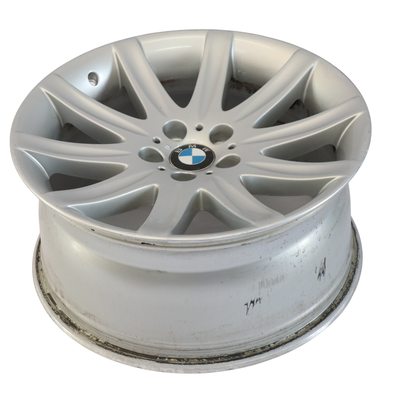 BMW E65 Front Silver Wheel Alloy Rim 19" Star Spoke 95 ET:24 9J 6753241