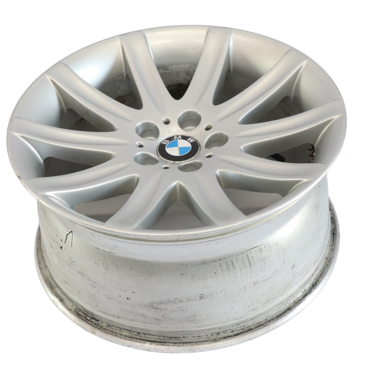 BMW E65 Roue avant argentée Jante en alliage 19" Star Spoke 95 ET:24 9J 6753241