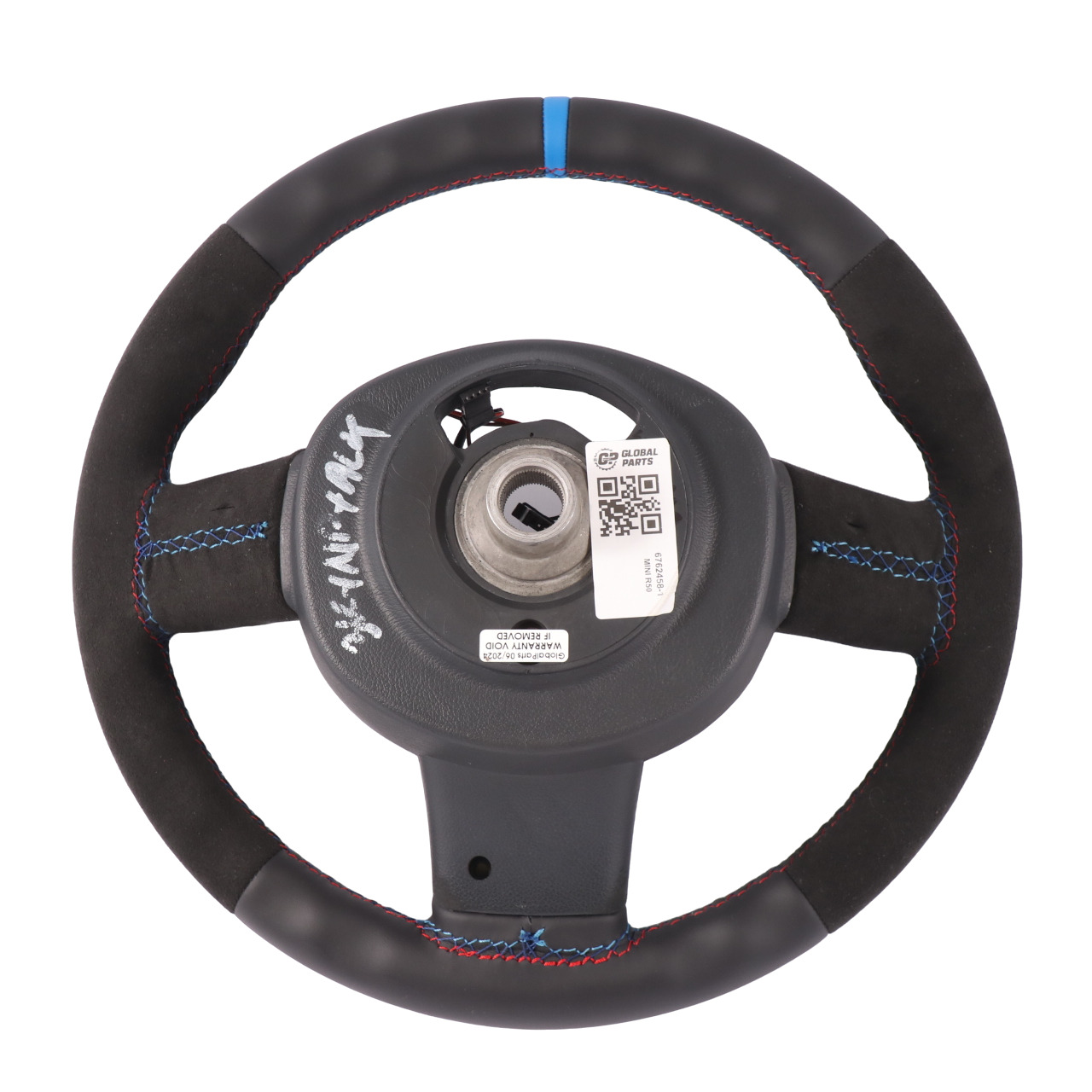 Mini Cooper R50 NEW Black Leather / Alcantara Sport Steering Wheel Mulifunction