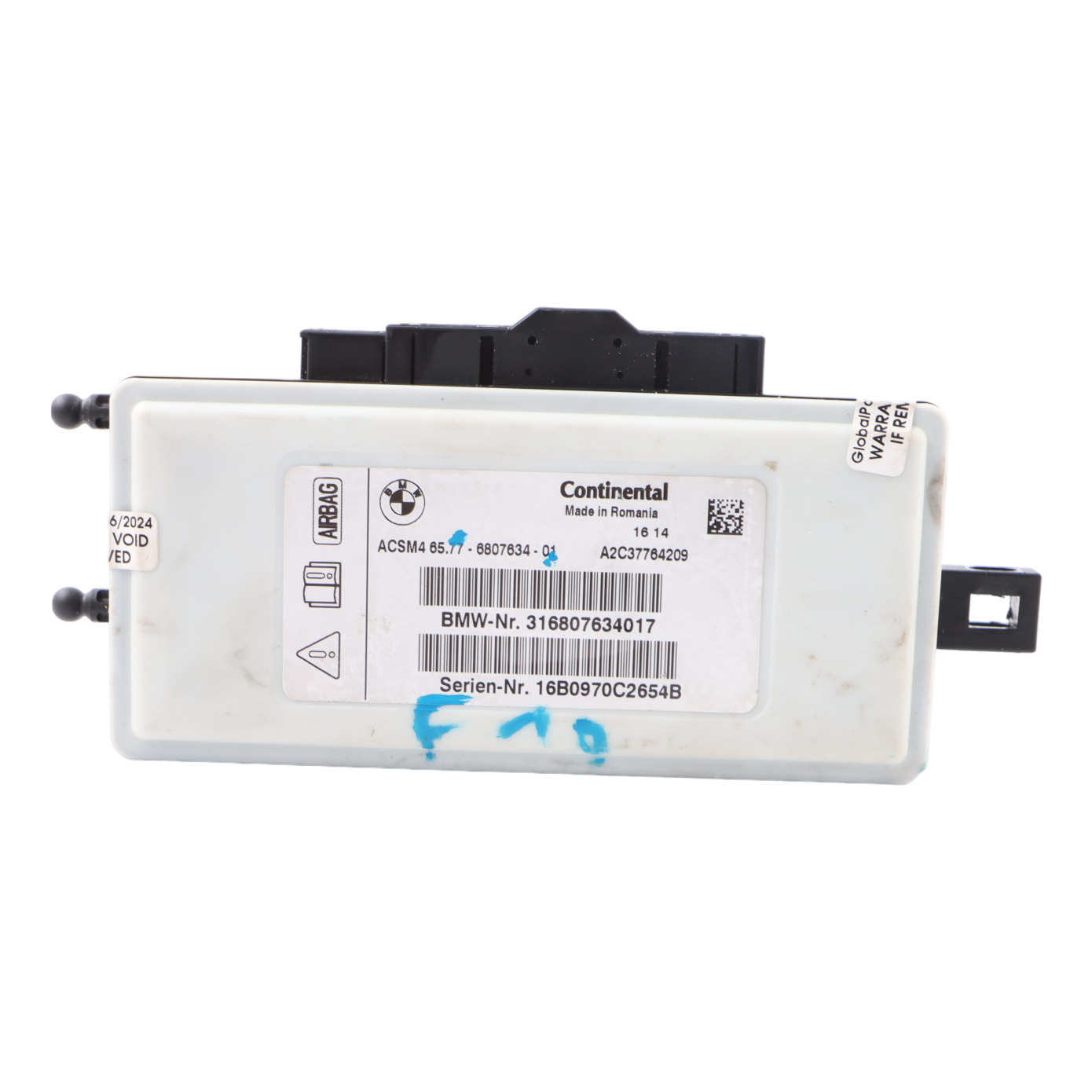 BMW X5 F15 F20 F30 SRS Air Modul Bag Steuergerät Modul ECU 6807634