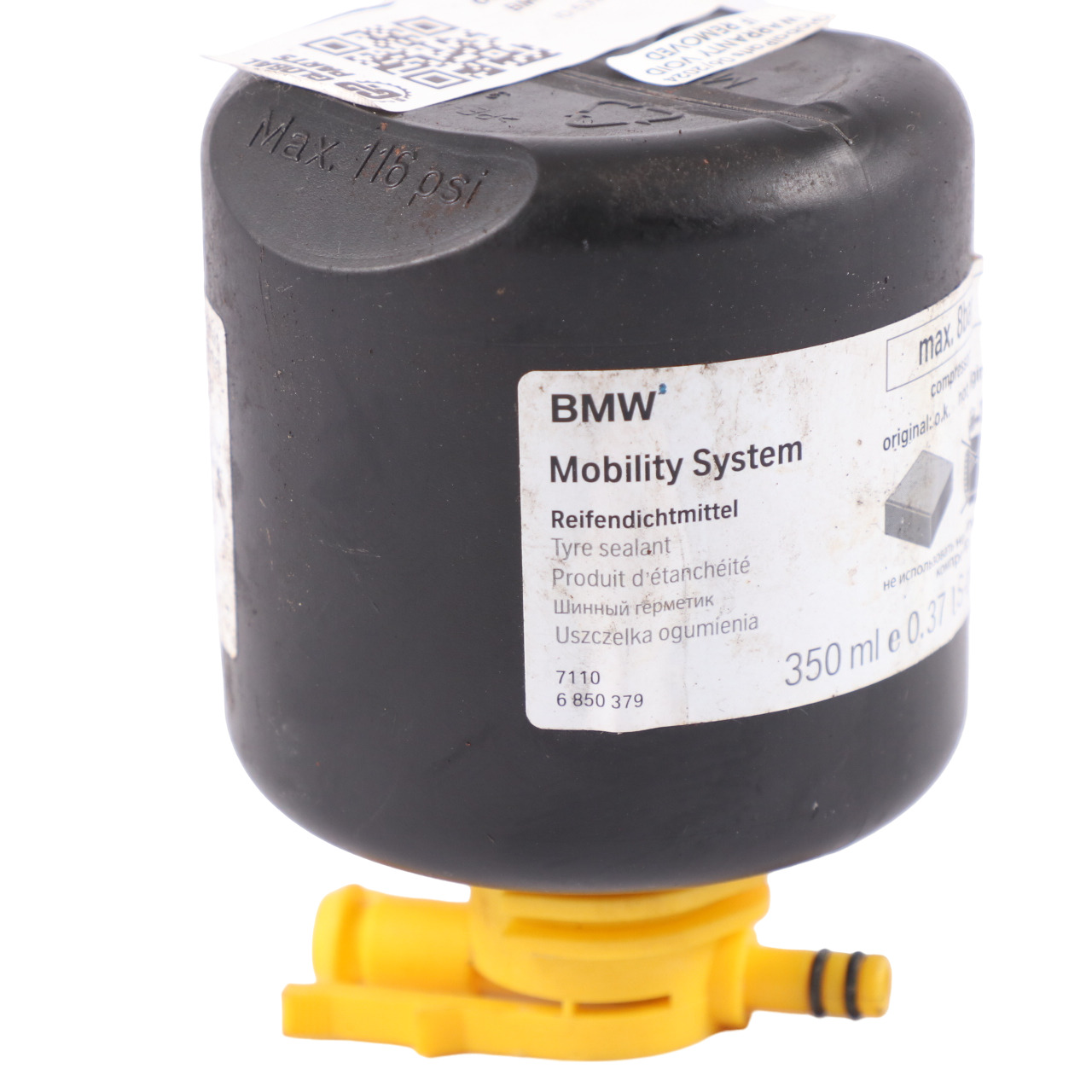 BMW F20 F21 F30 F31 F32 F33 F36 Tyre Sealant Sealer Tirefit Container 6850379