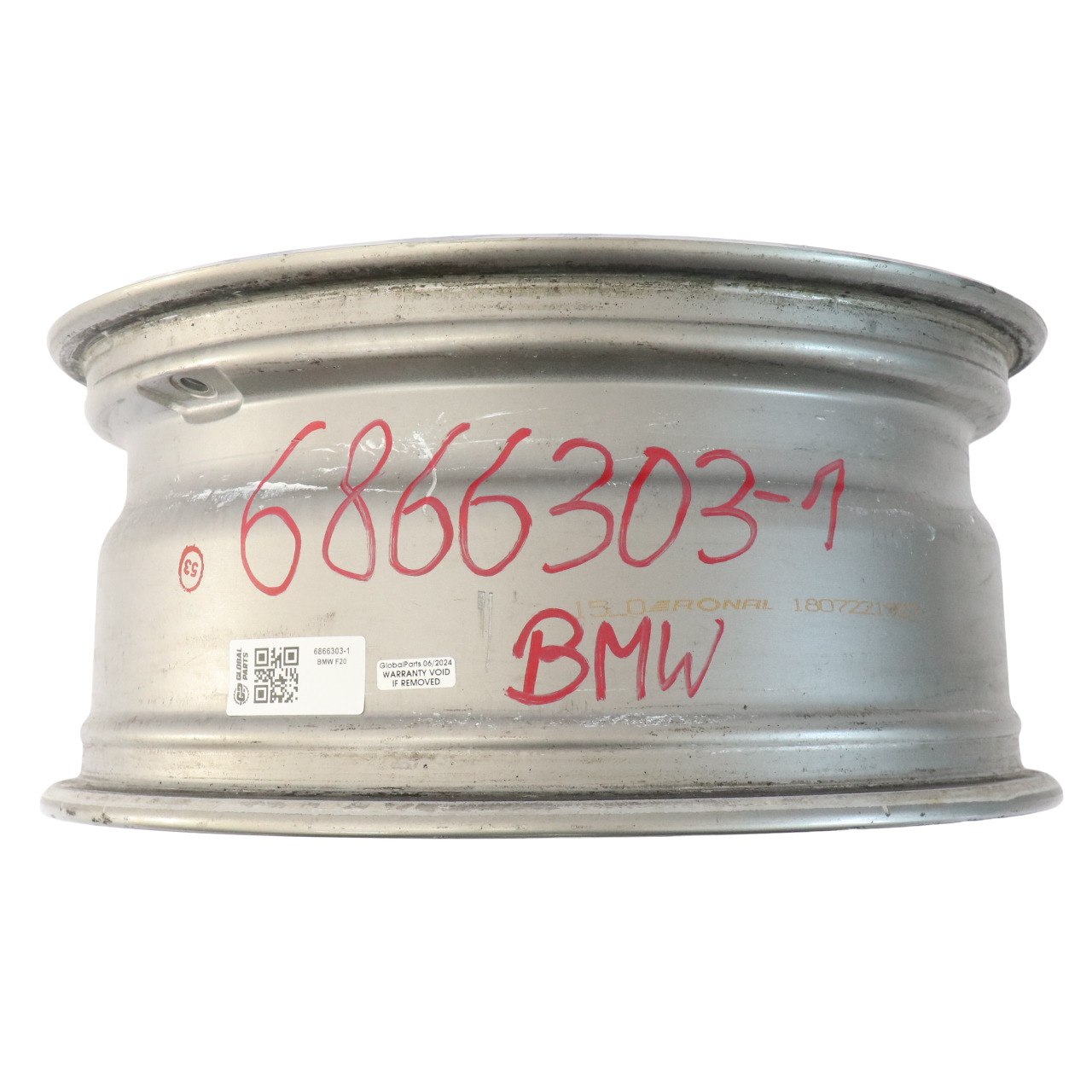 BMW F20 F21 F22 F23 Alu Felge Alufelge 17" Doppelspeiche 655 ET:43 7,5J 6866303