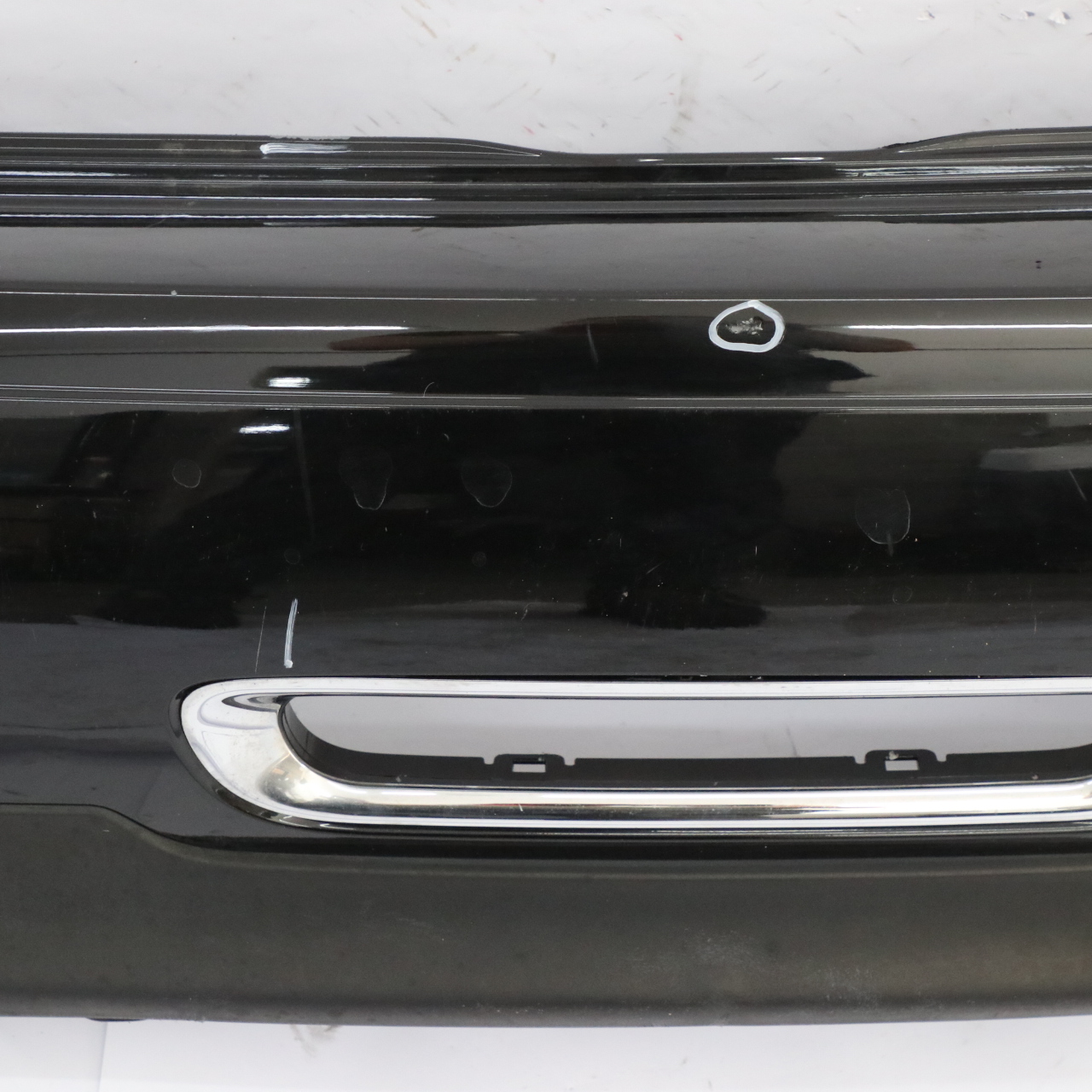 Mini R56 LCI Rear Bumper Trim Panel R57 LCI R58 Midnight Black Metallic - A94