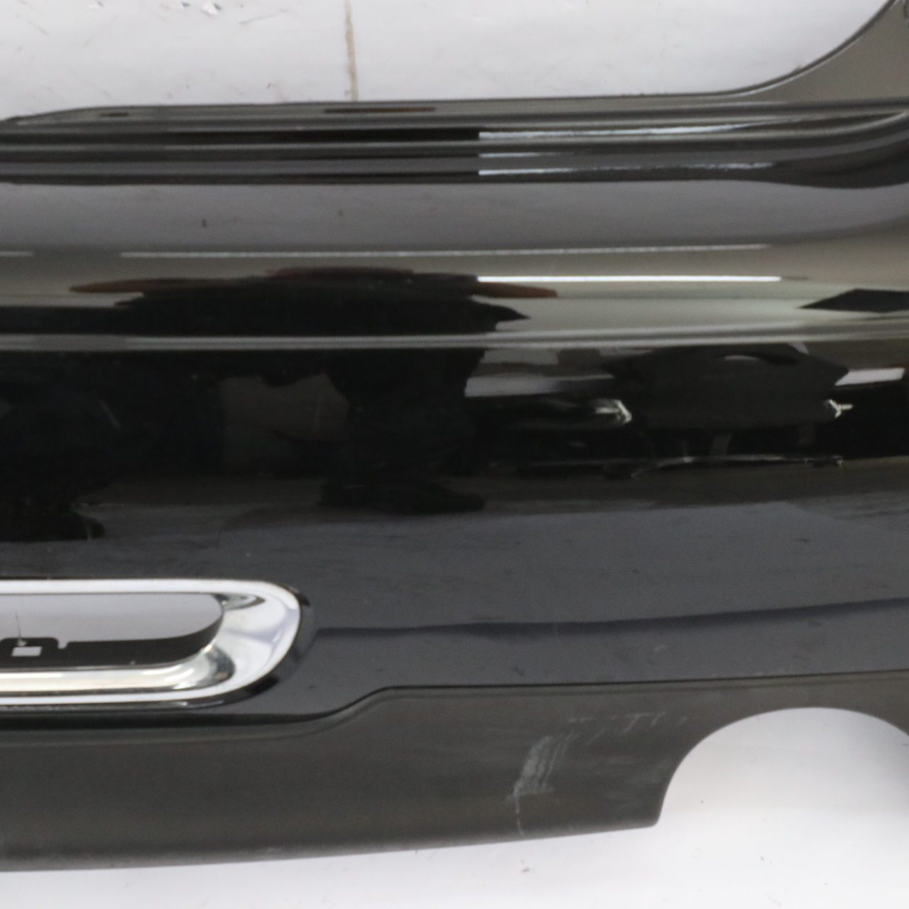 Mini R56 LCI Rear Bumper Trim Panel R57 LCI R58 Midnight Black Metallic - A94