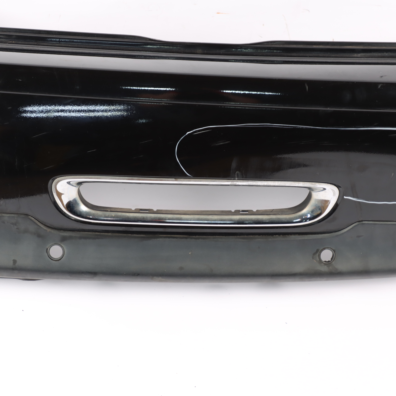 Mini R56 LCI Rear Bumper Trim Panel PDC R57 LCI R58 Midnight Black Metallic A94