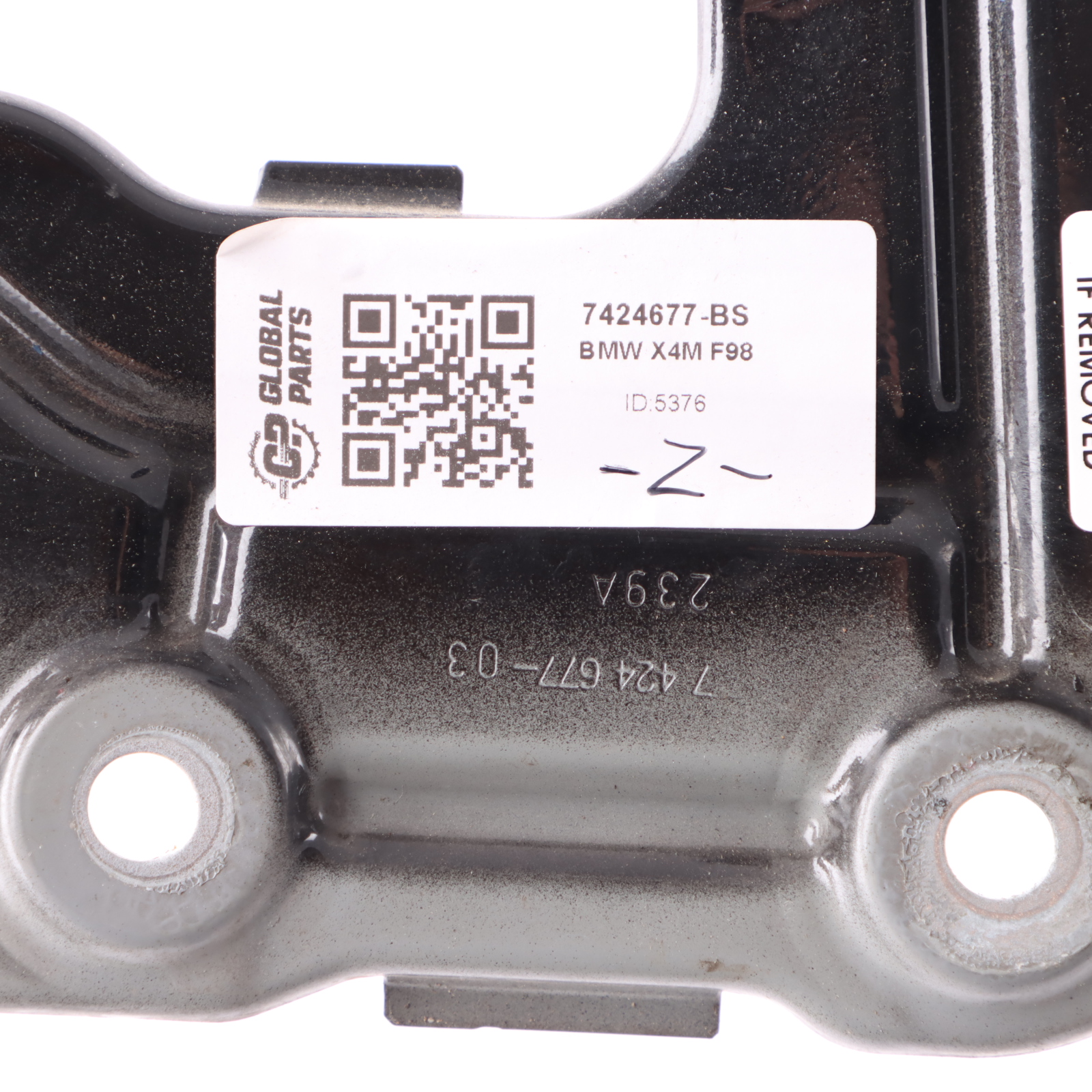 Kotflügelhalter BMW X3 G01 X4 G02 Flügelhalter Links Schwarz Saphir 475