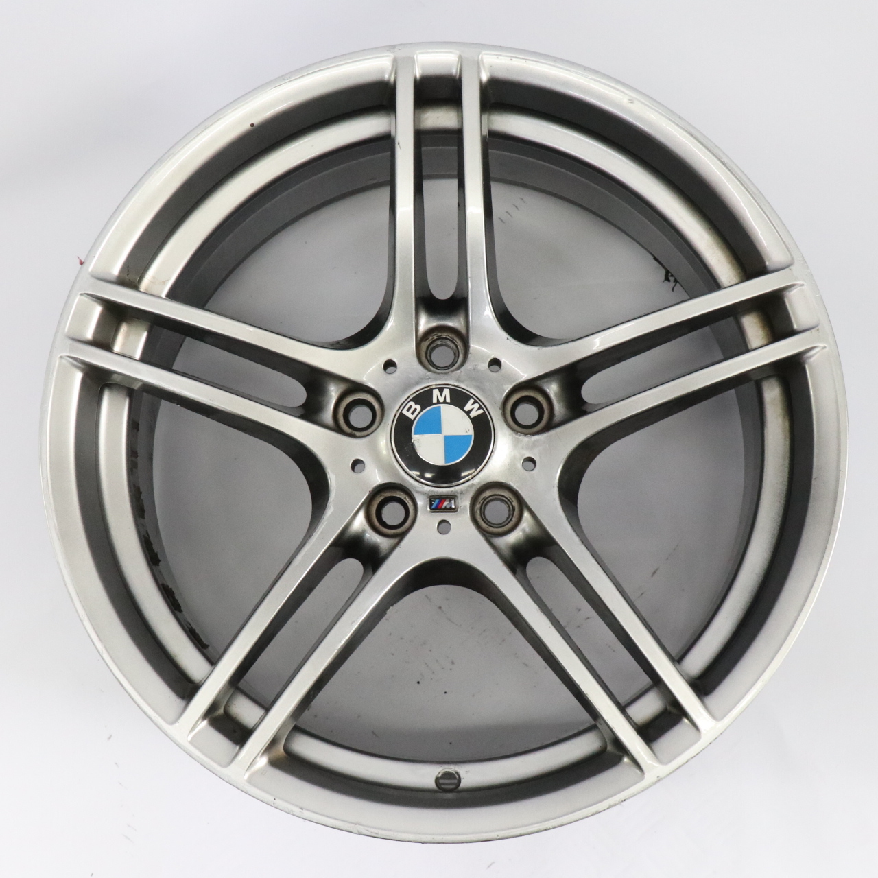 BMW E90 E91 E92 Silberne Leicht Metall Felge Vorne 19" 8J M 7844343