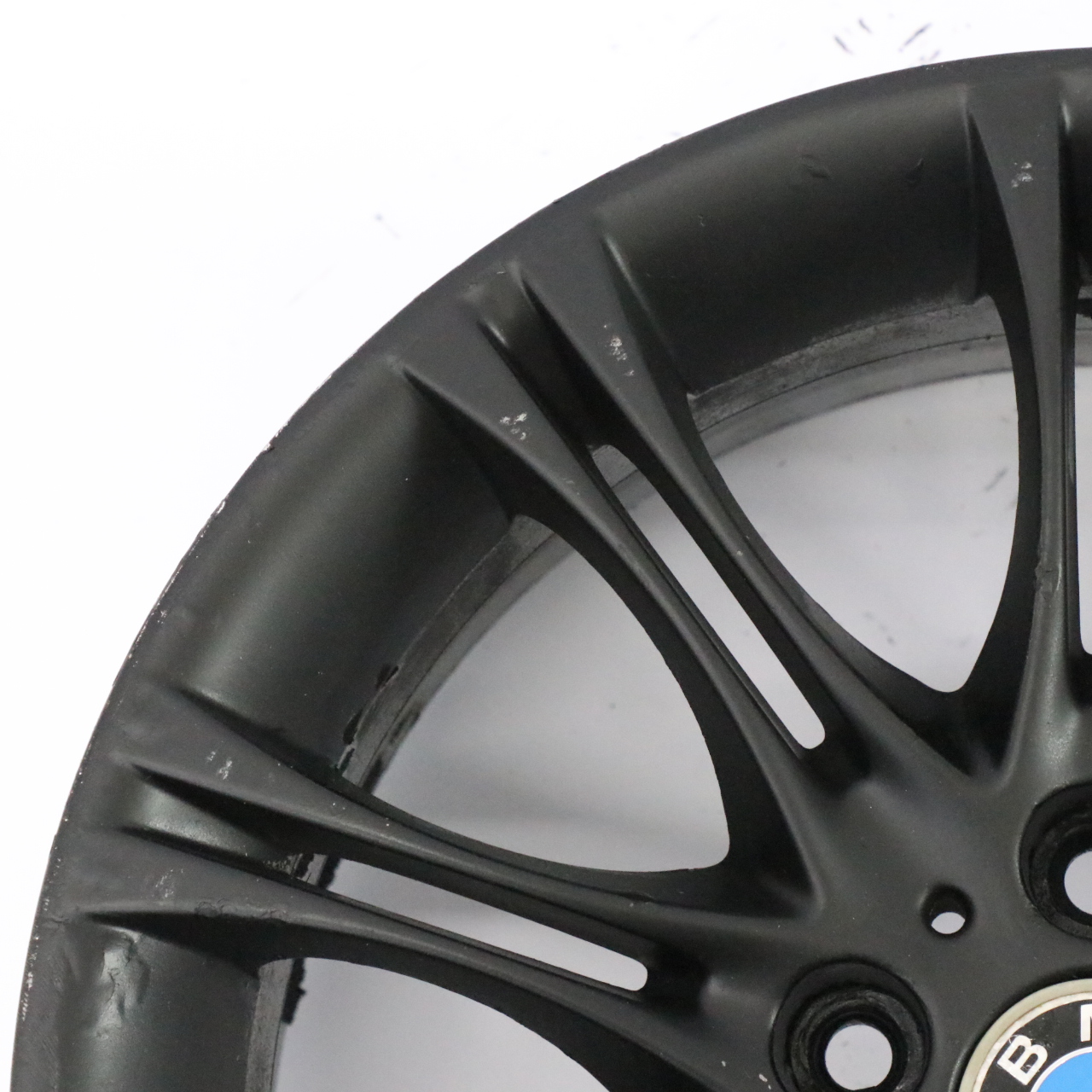 BMW E46 Z4 E85 Schwarz Vorderrad felge 18" ET:47 8J M Doppelspeiche 135