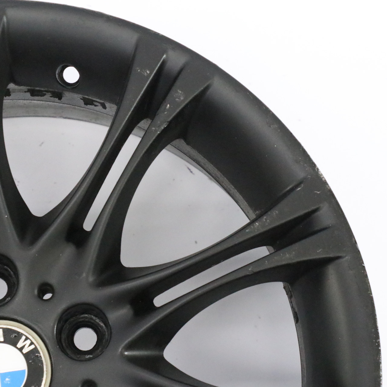 BMW E46 Z4 E85 Schwarz Vorderrad felge 18" ET:47 8J M Doppelspeiche 135