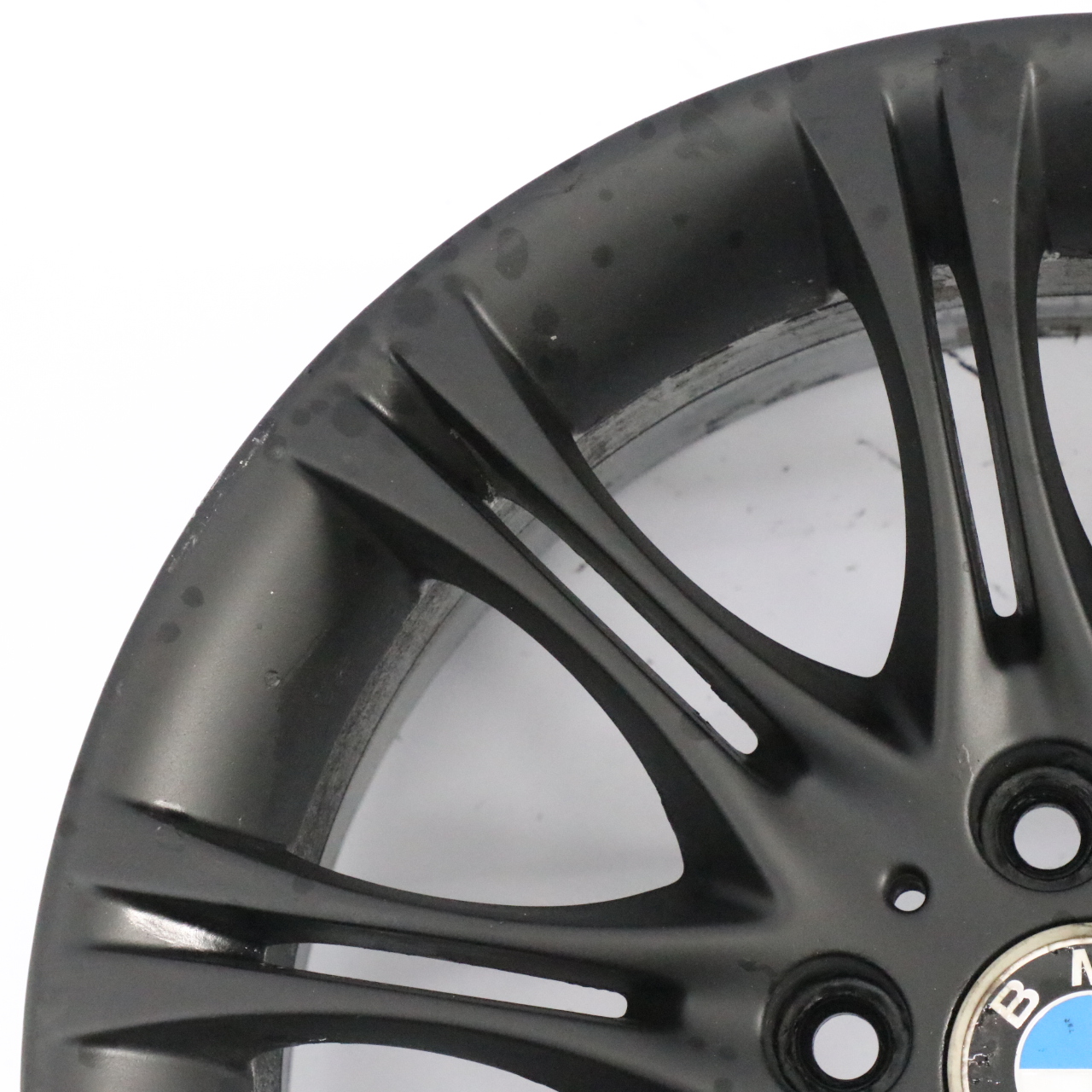 Jante BMW E46 Z4 E85 Alliage avant noir 18" ET:47 8J M Double Spoke 135