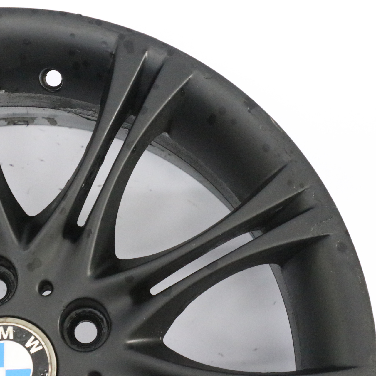 Jante BMW E46 Z4 E85 Alliage avant noir 18" ET:47 8J M Double Spoke 135