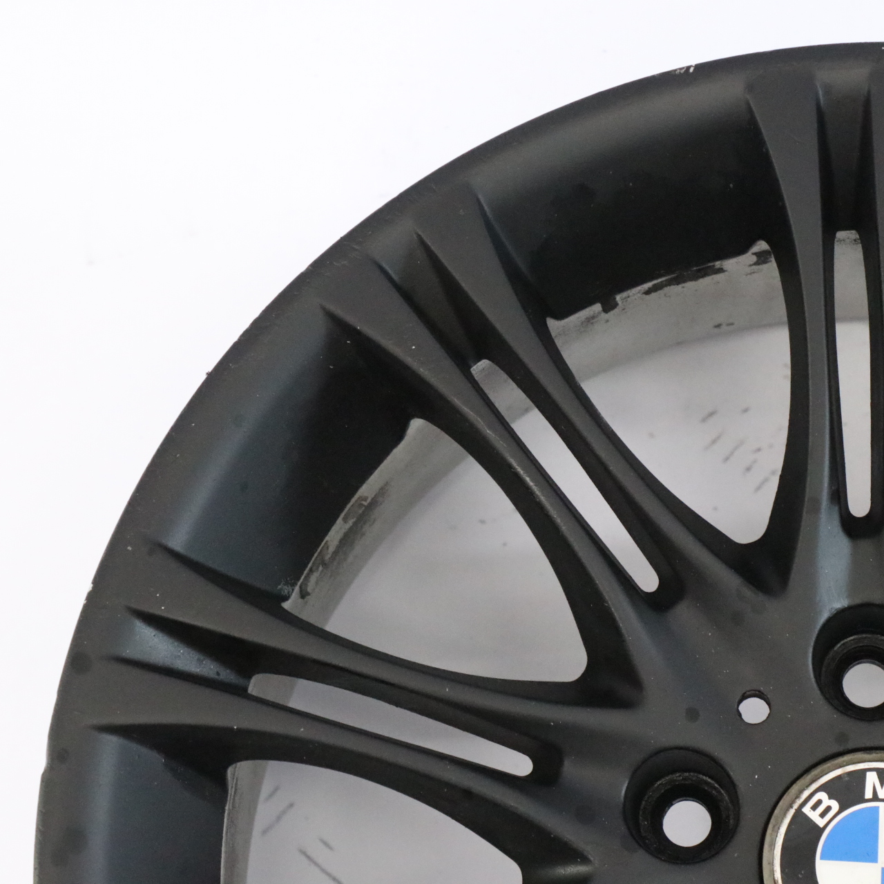 BMW E46 Z4 E85 Schwarz Vorder Rad Felge 18" ET:47 8J M Doppel Speiche 135