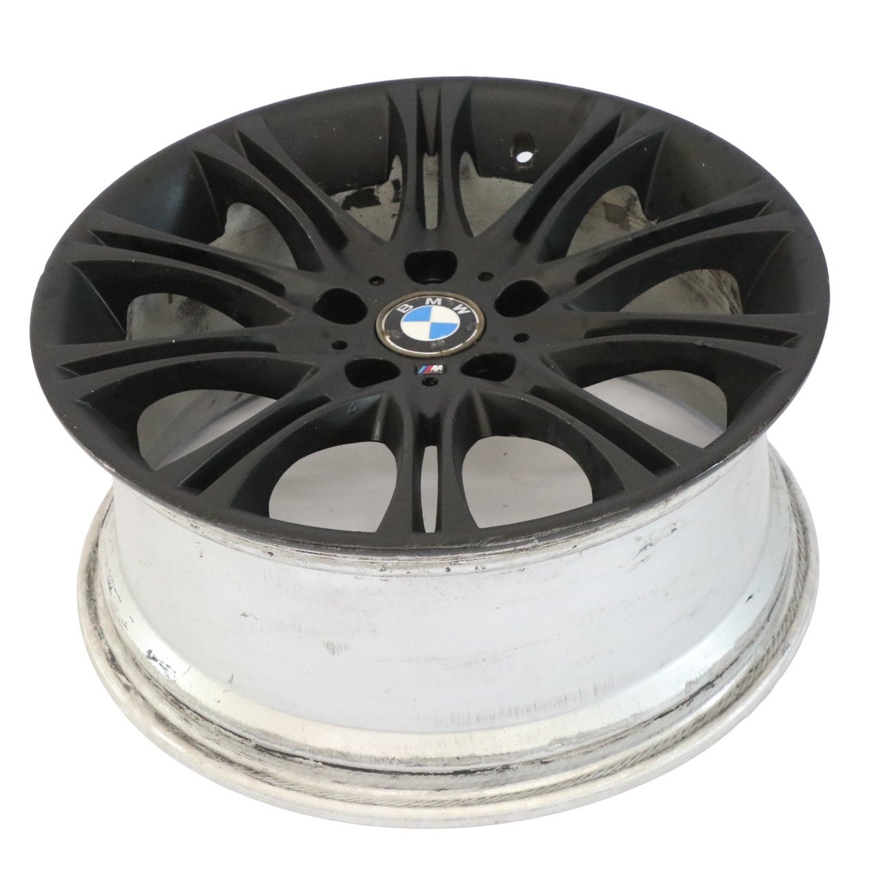 BMW E46 Z4 E85 Schwarz Vorder Rad Felge 18" ET:47 8J M Doppel Speiche 135