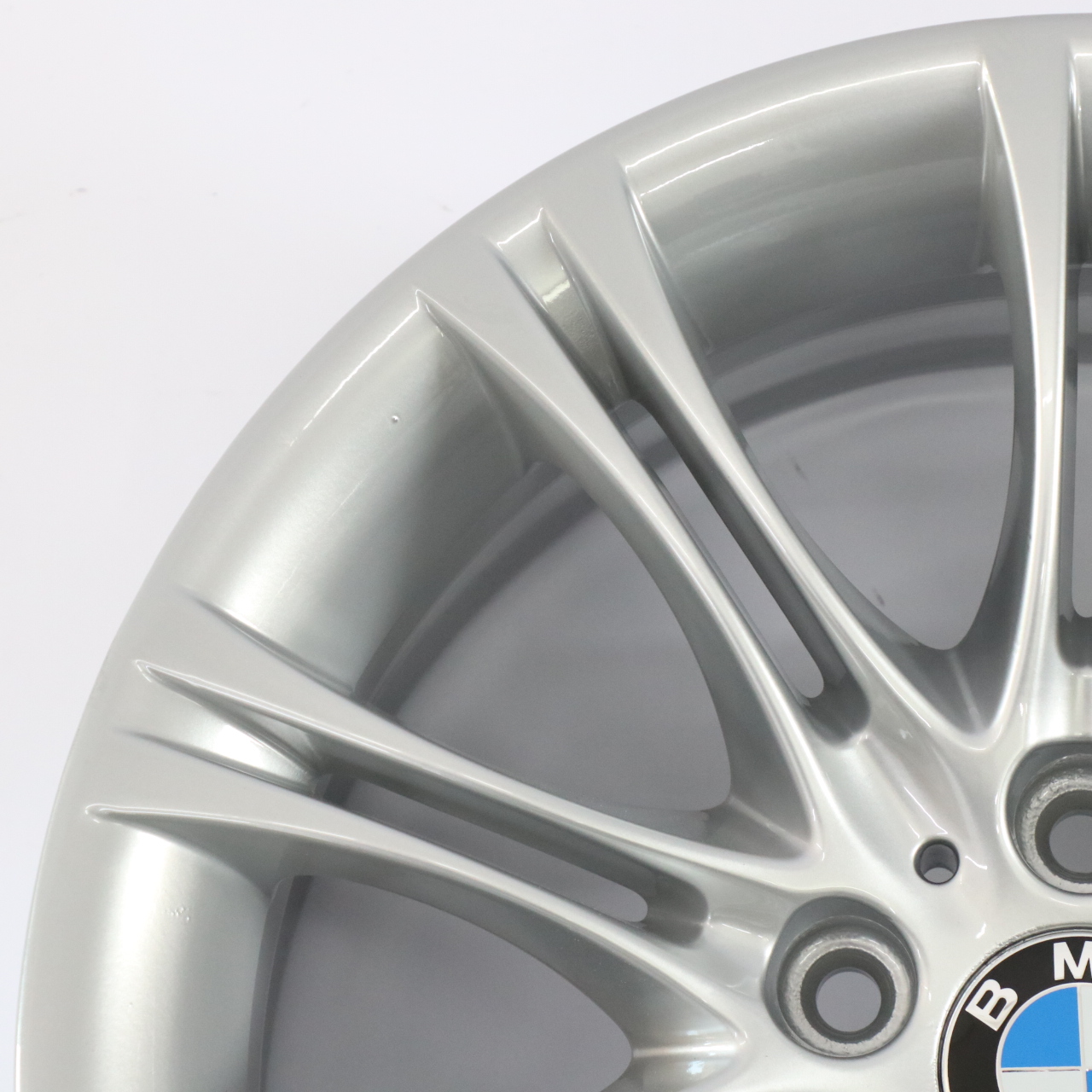 BMW 5 Series E60 E61 Silver Alloy Wheel Rim 18" ET:20 8J M Double Spoke 135