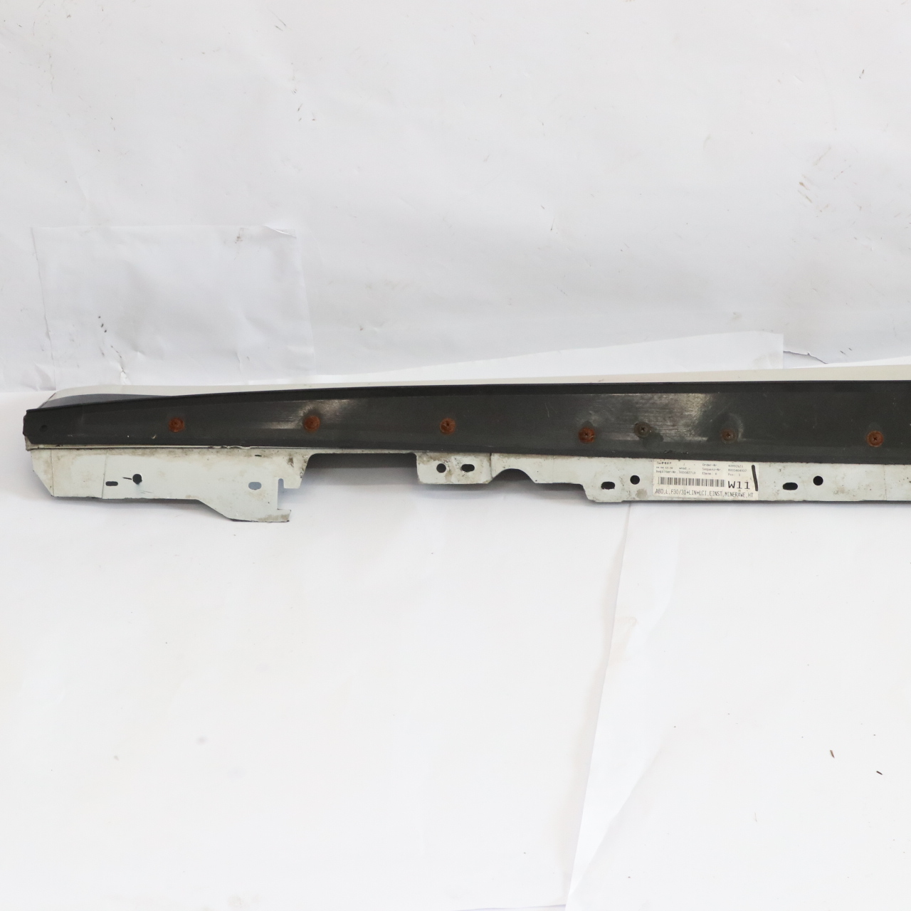 BMW F30 F31 M Sport Sill Strip Side Skirt Left N/S Mineralweiss White - A96