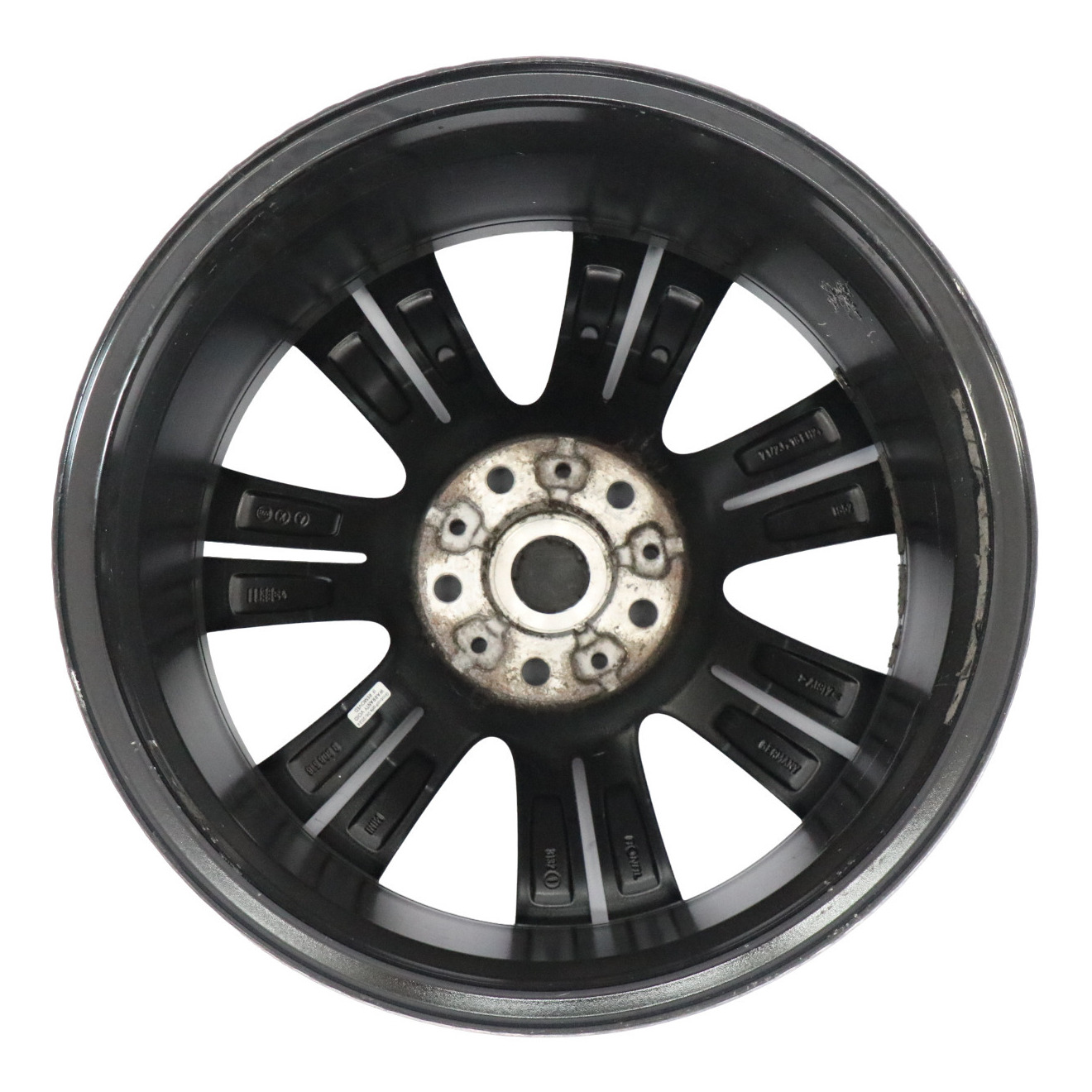 Mini Cooper R60 R61 Jante Alliage 18" 7,5J Twin Spoke Noir 9808516