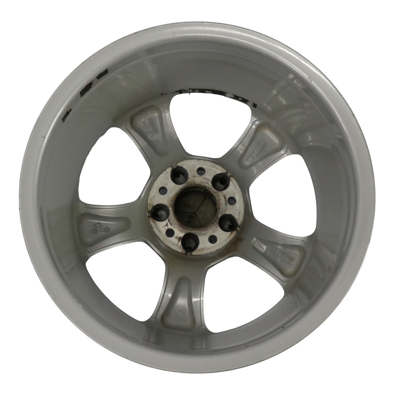 Mercedes R171 Silberne Leichtmetallfelge 17" 8,5J ET:30 5 Speichen A1714011902