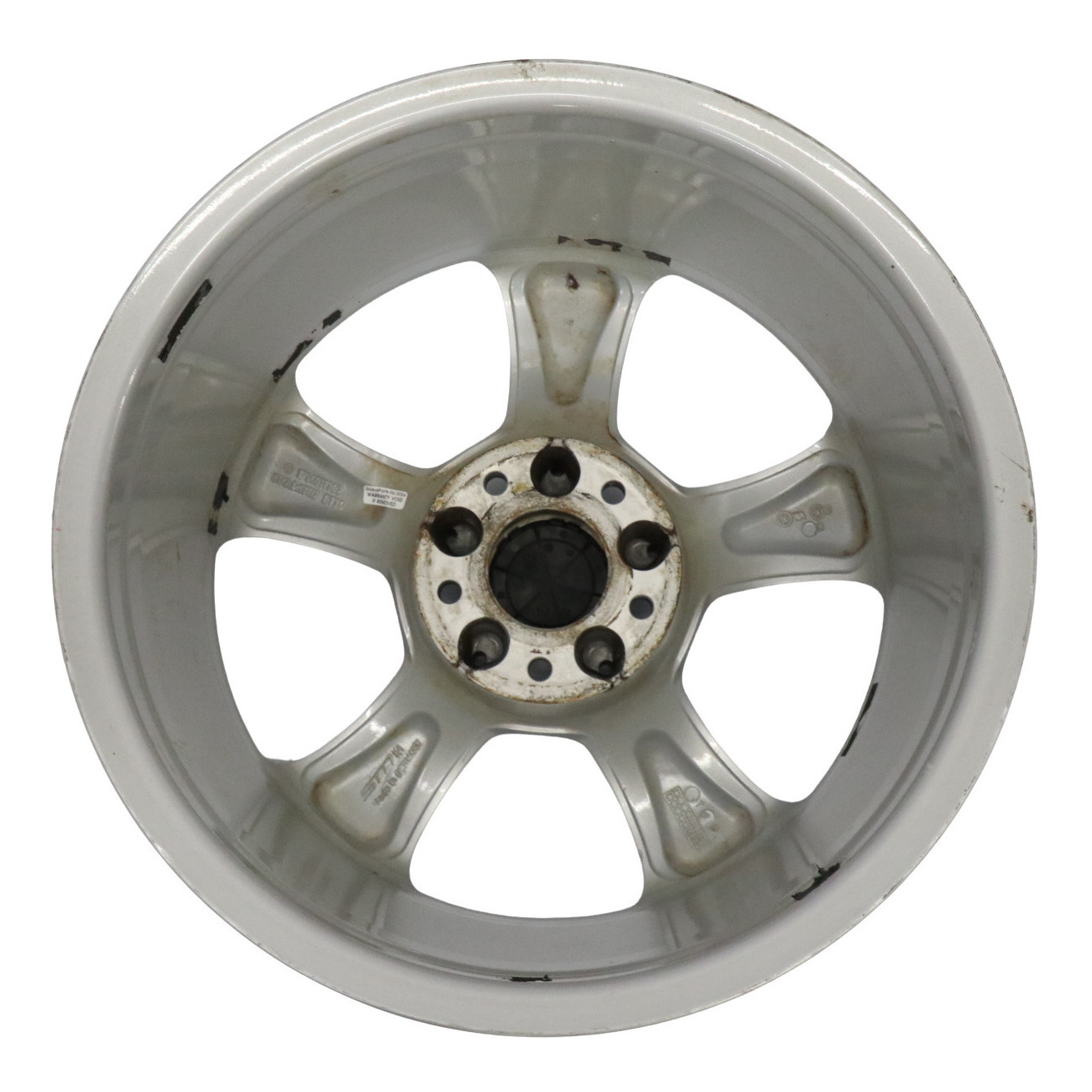 Mercedes R171 Silberne Leichtmetallfelge 17" 8,5J ET:30 5 Speichen A1714011902