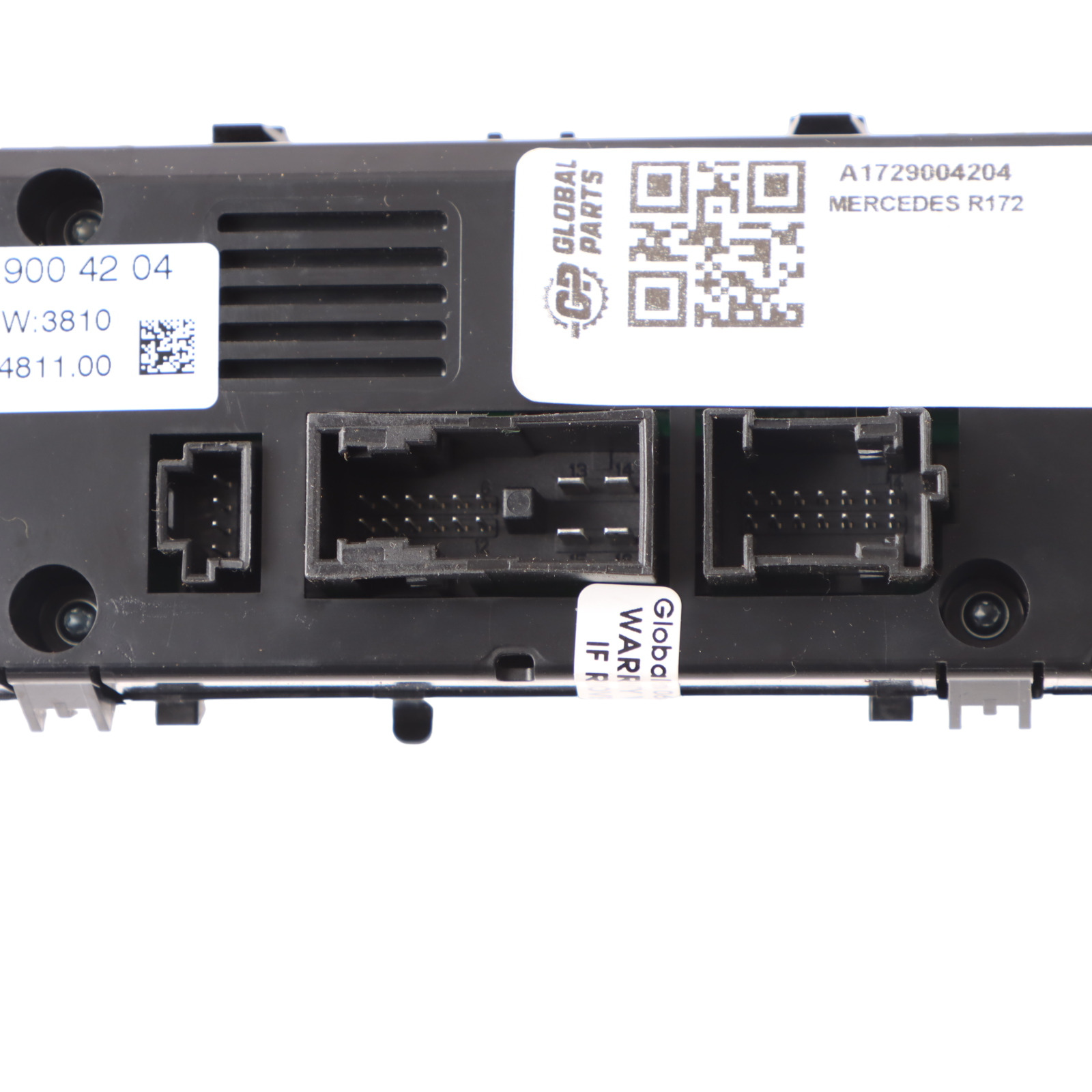 Mercedes SLK R172 Klimaanlage Heizungssteuerung Schalttafel A1729004204