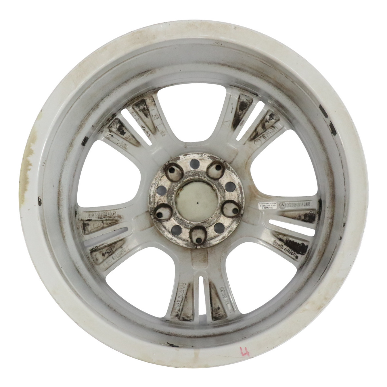 Mercedes W205 Silber Felge 5 Doppelspeiche 17" 7J ET:48,5 A2054014300