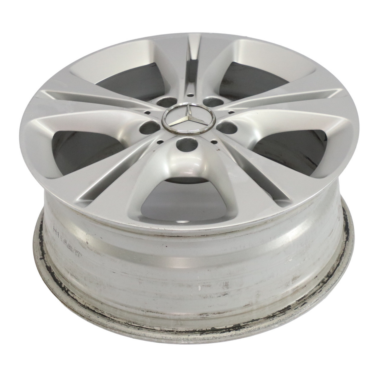 Mercedes W205 Silber Felge 5 Doppelspeiche 17" 7J ET:48,5 A2054014300