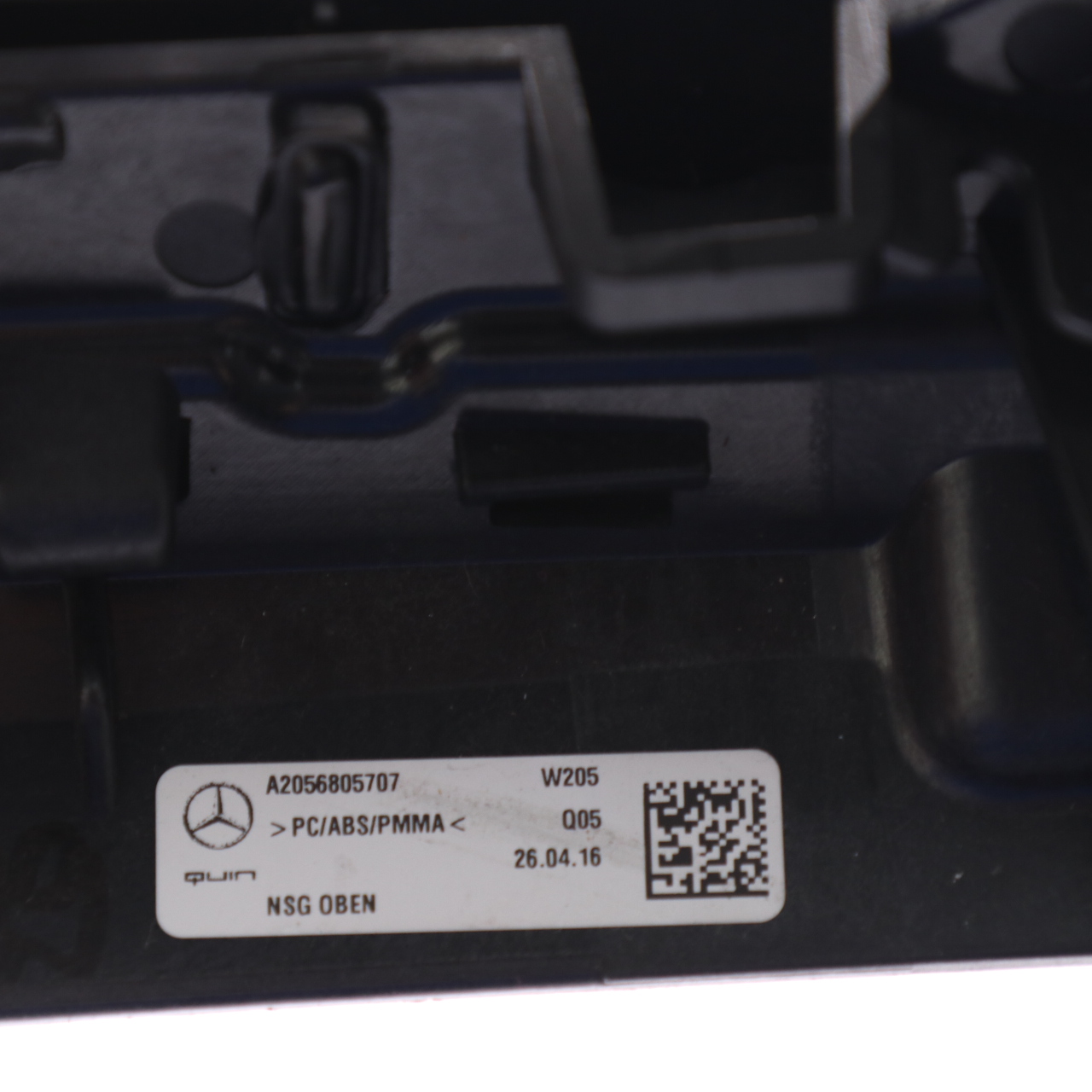 Mercedes W205 Verkleidung Armaturenbretts Lüftungsöffnung Rahmen A2056805707