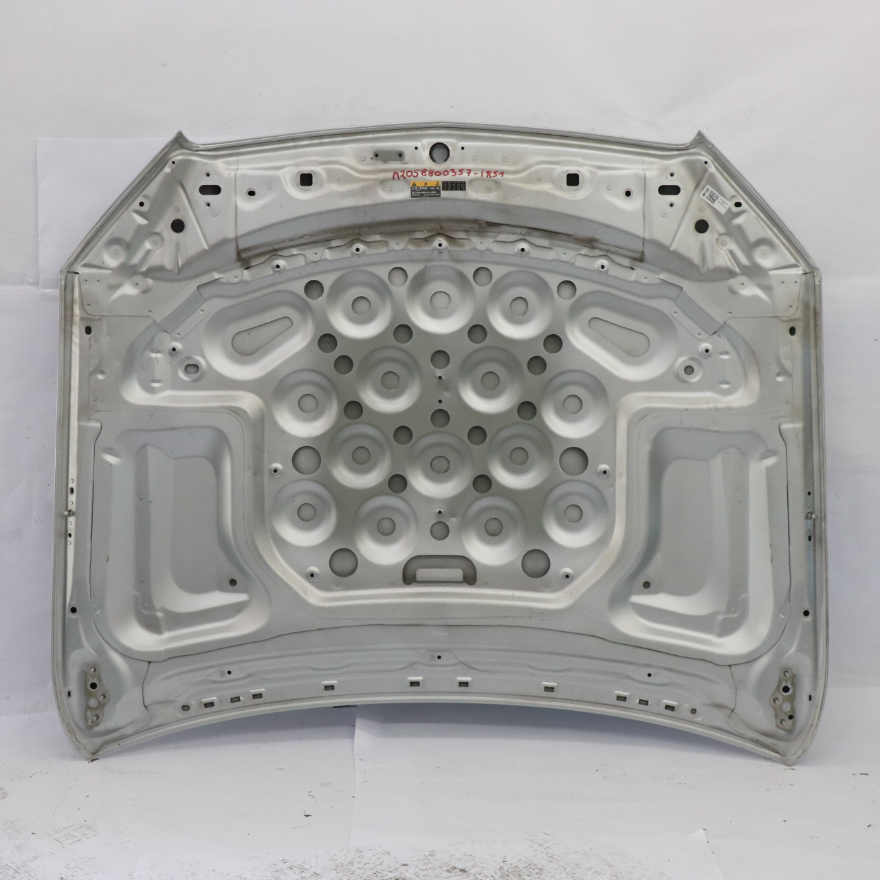 Mercedes W205 Hood Bonnet Trim Panel Engine Cover Iridium Silver Metallic - 775