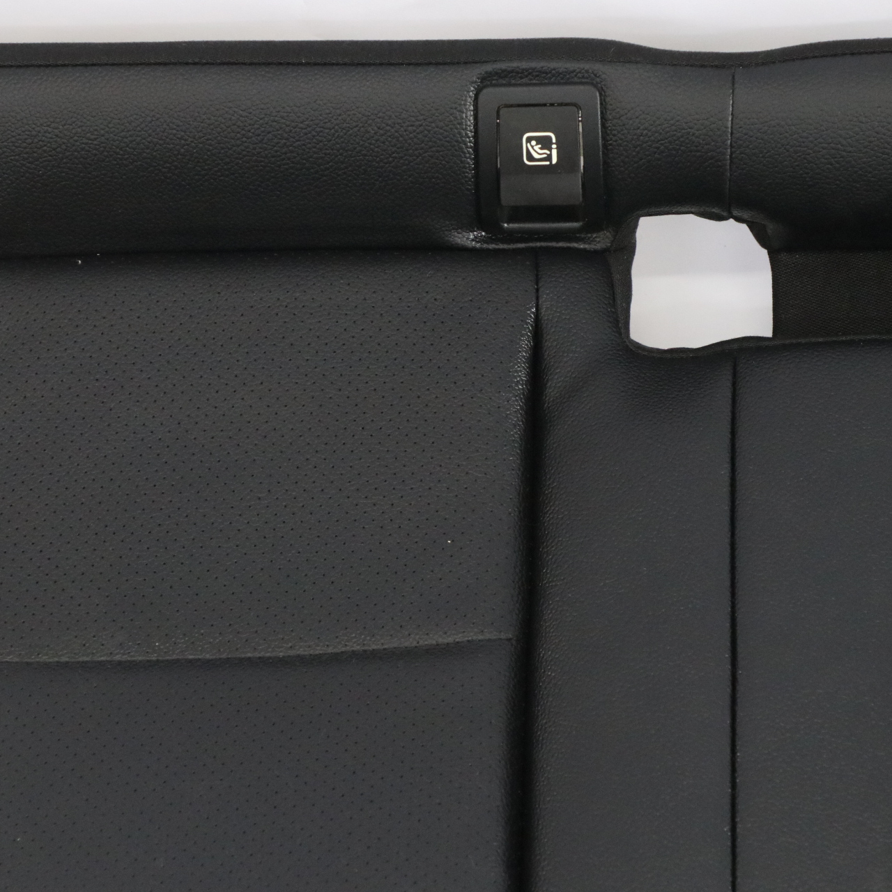 Mercedes W205 Rücksitzbank Couchverkleidung Trim Schwarz Kunstleder