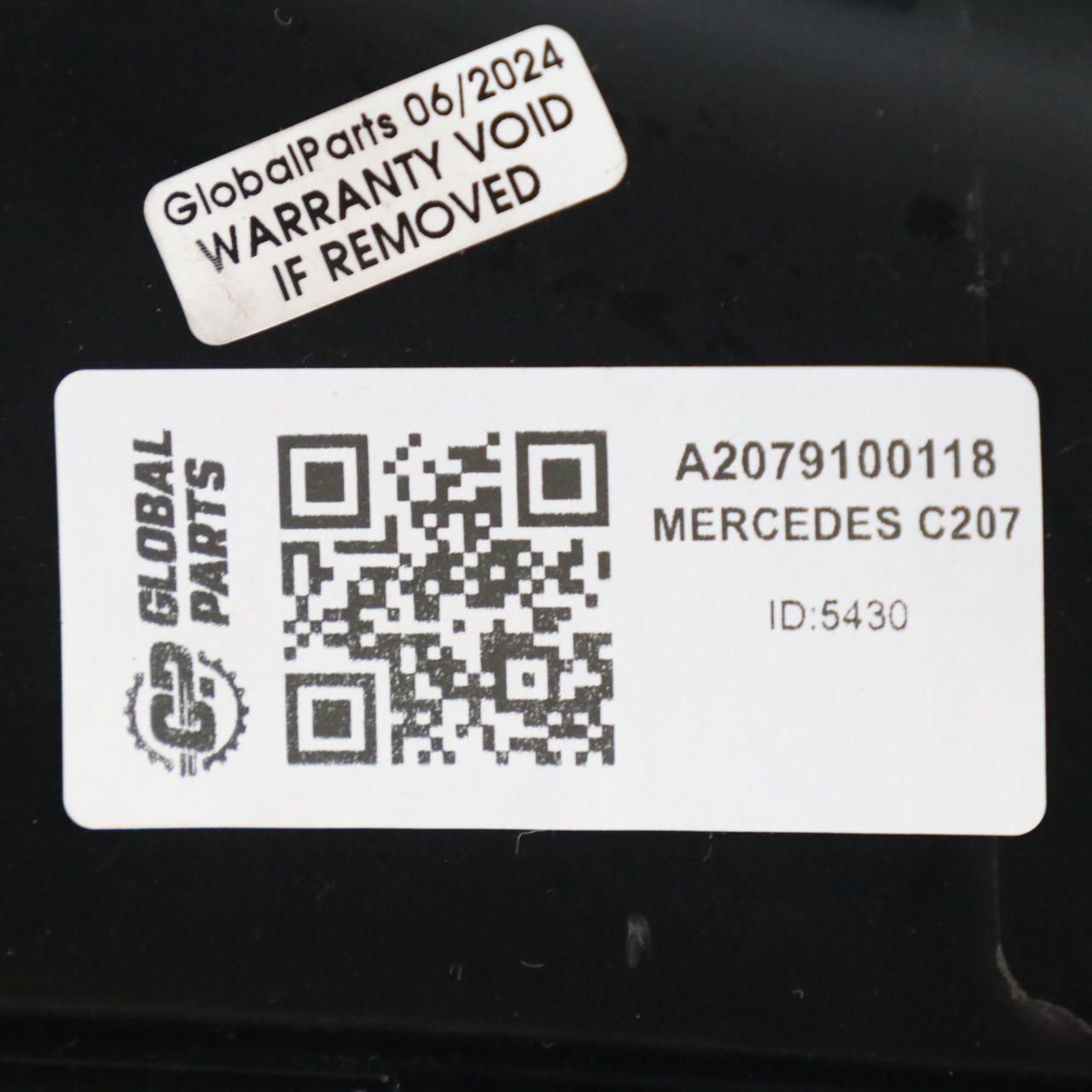 Mercedes C207 Sitzbezug Rückenlehne Kopfstütze Trim Vorne Links A2079100118