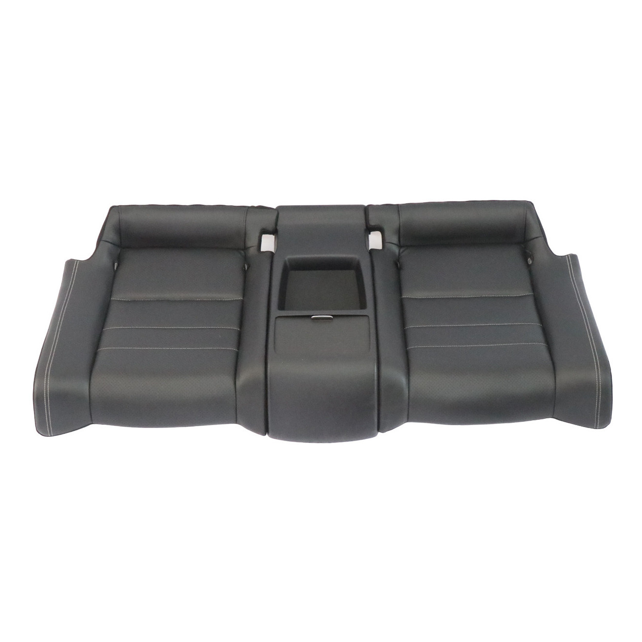 Mercedes C207 Sitzbank Couchbezug Hinten Leder Schwarz A2079200946