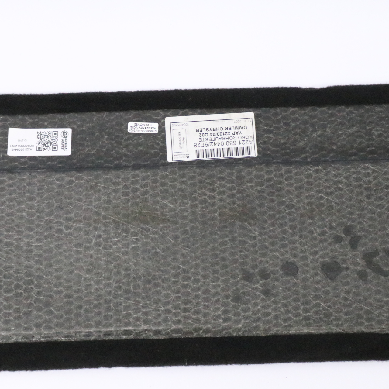 Mercedes W221 Kofferraum Teppich Bodenmatte hinten Abdeckung A2216800442