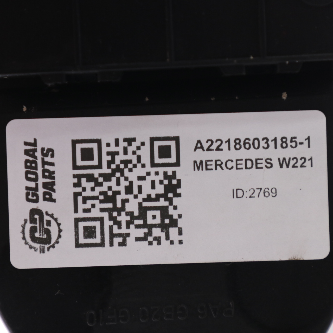 Mercedes W221 Sicherheitsgurt vorne links Sicherheitsgurt Schwarz A2218603185