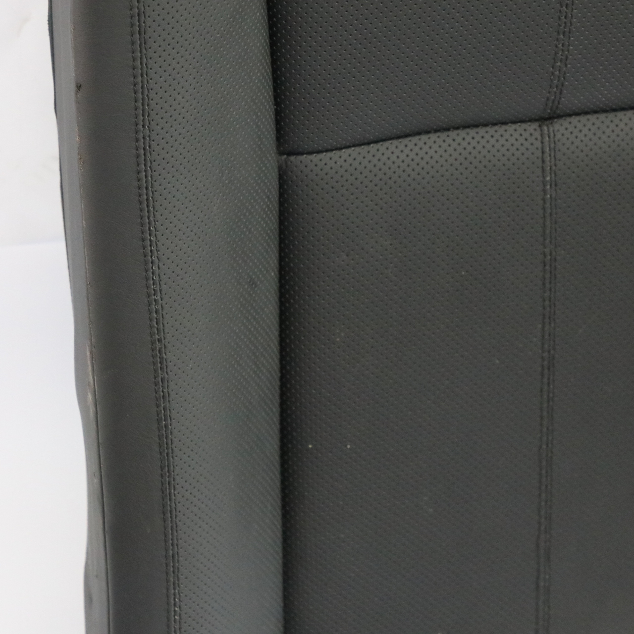 Mercedes W221 Rear Seat Backrest Left N/S Cover Panel Nappa Leather Black