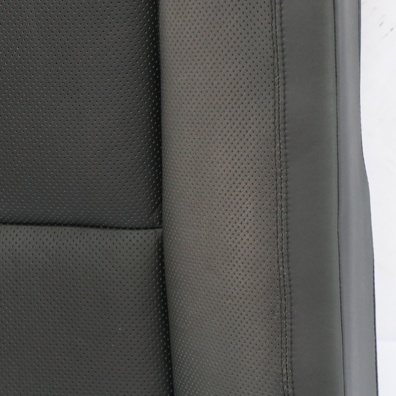 Mercedes W221 Rear Seat Backrest Left N/S Cover Panel Nappa Leather Black