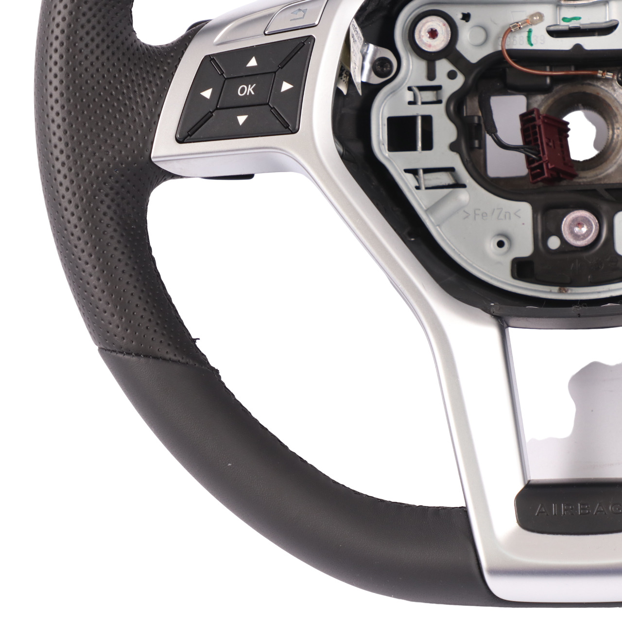 Mercedes SLK R172 NEW Black Leather Steering Wheel Multifunction Paddle Shift