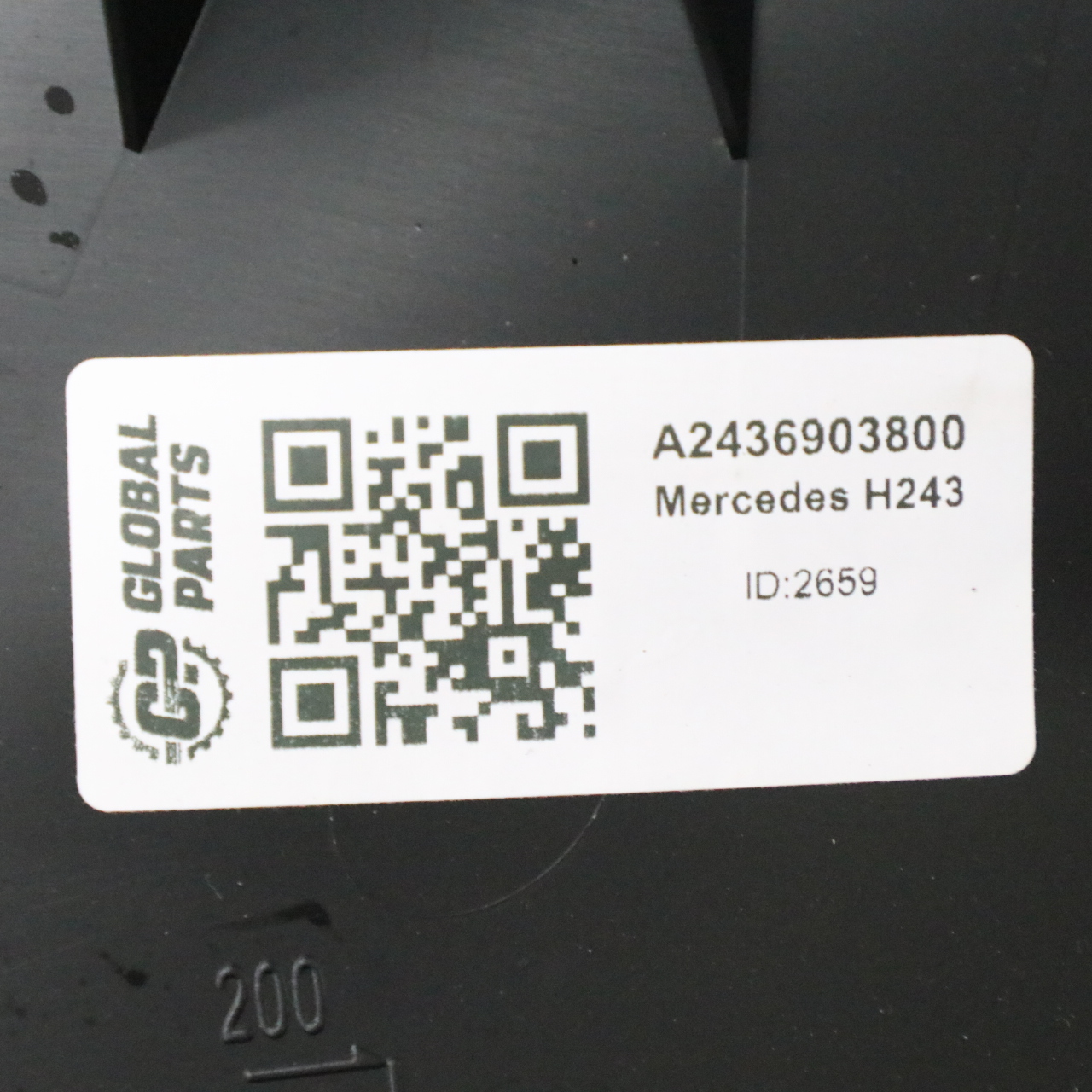 Mercedes H243 Verkleidung Seitenwand Innenverkleidung Hinten Rechts A2436903800