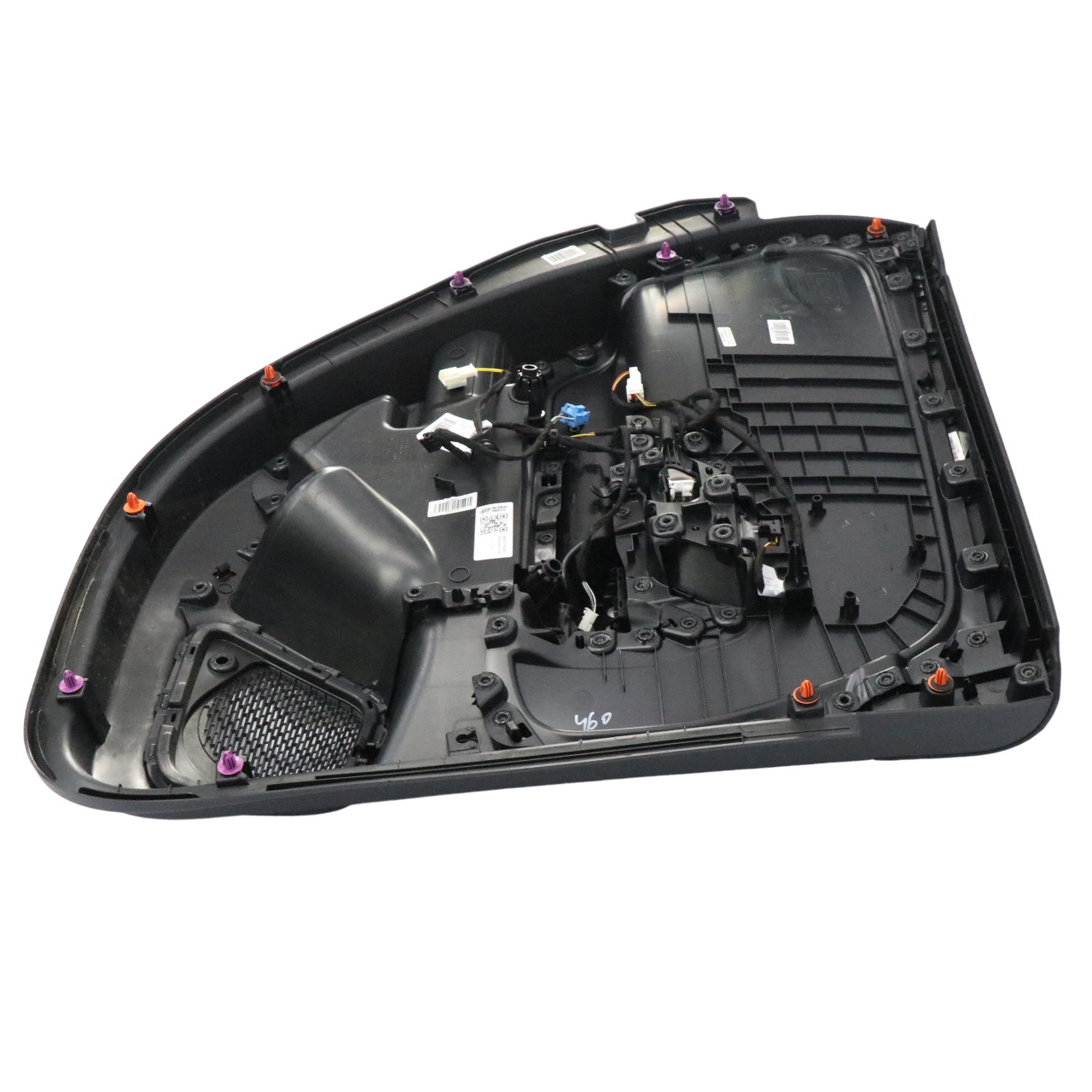 Mercedes H243 Tür Karte Panel Hinten Rechts Schwarz Rote Akzente A2477302401