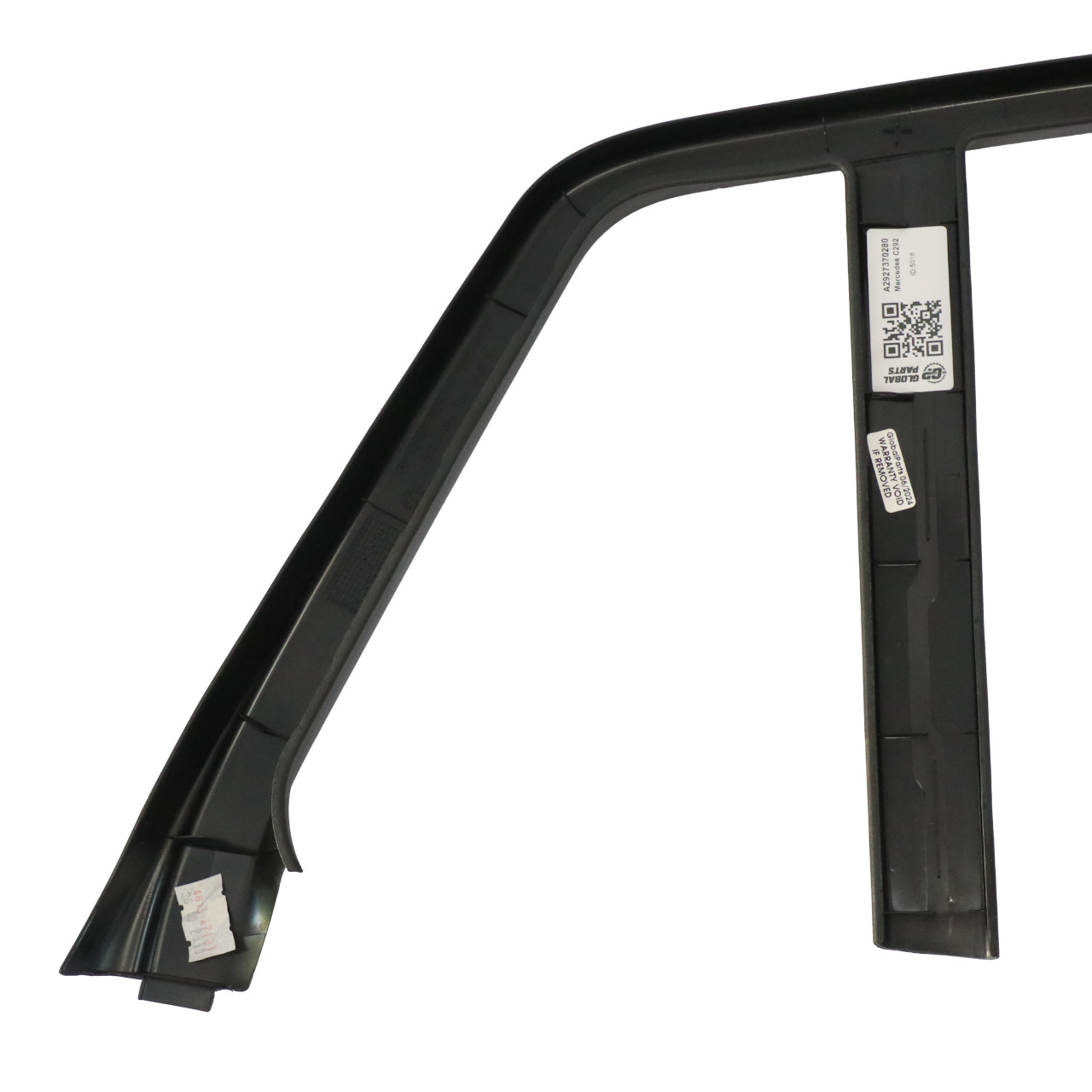 Mercedes GLE C292 Door Window Frame Trim Cover Rear Right O/S Black A2927370280