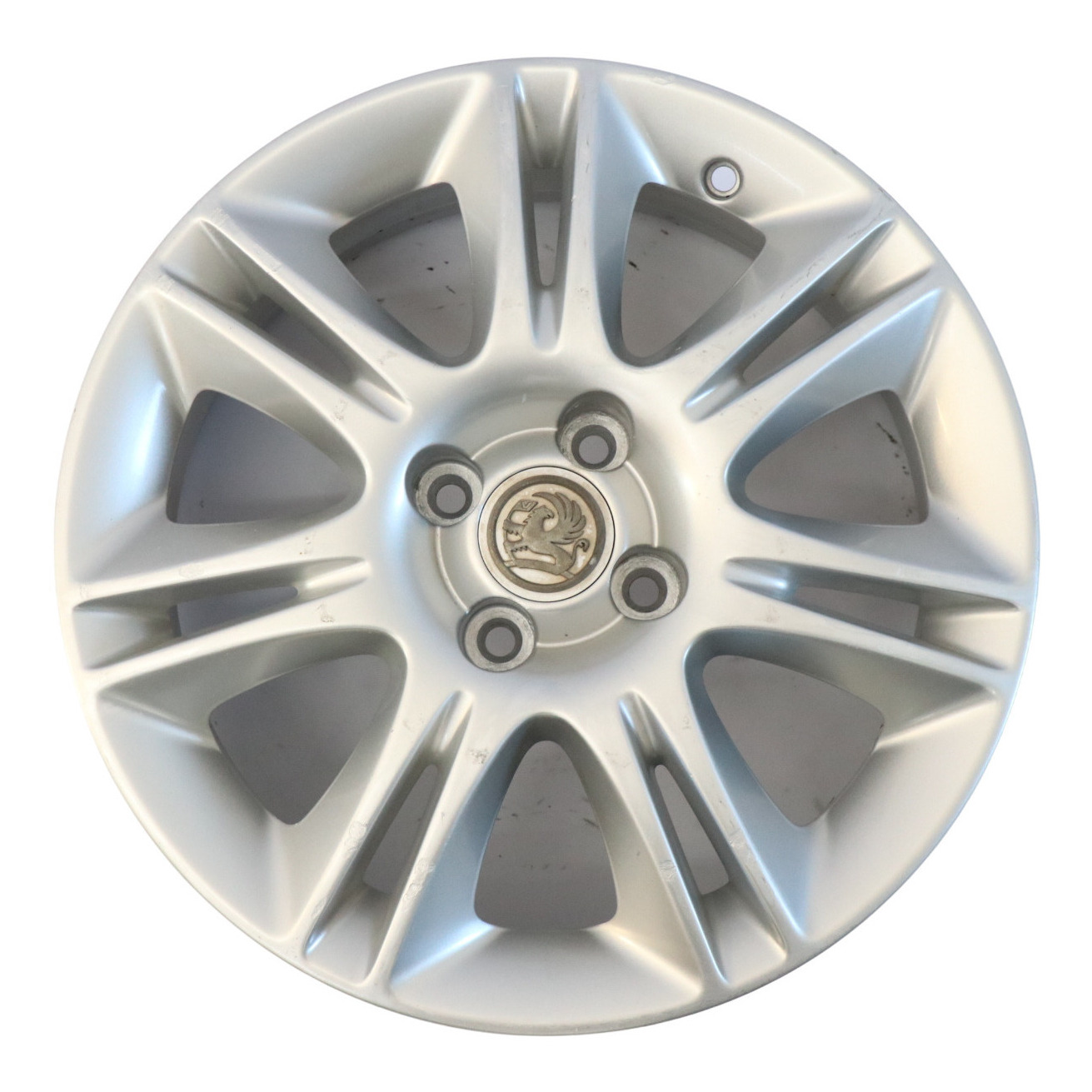 Opel Corsa D Silber Felge Leichtmetallfelge 16" 6J ET:40 0P033 K7