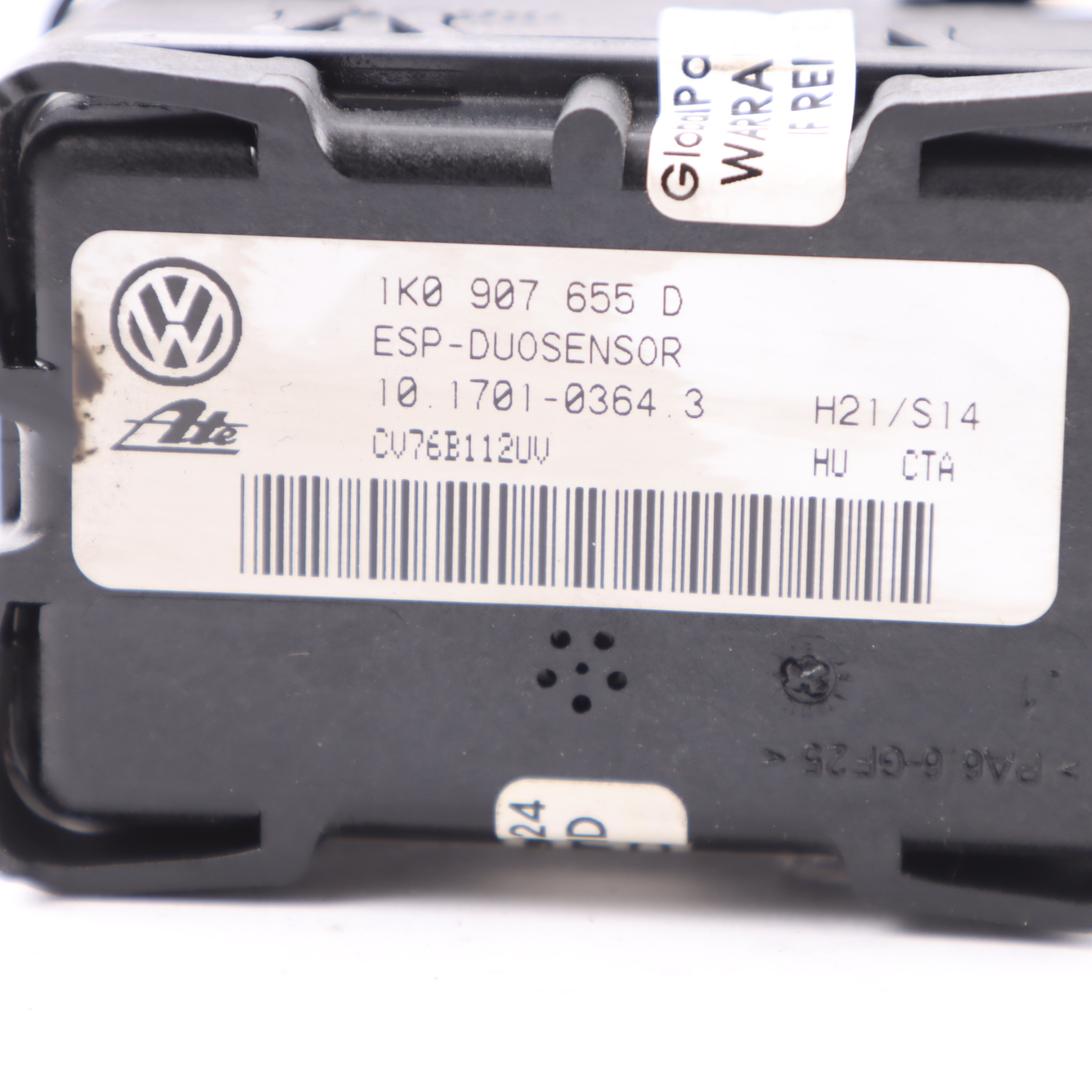 VW Touran 1T Yaw Sensor ESP Rotation Rate Control Unit Module 1K0907655D