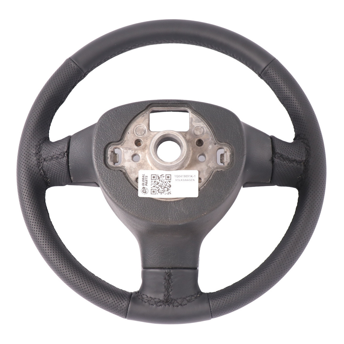 VW Volkswagen Golf 5 NEW Black Leather Steering Wheel Multifunction 1Q0419091K