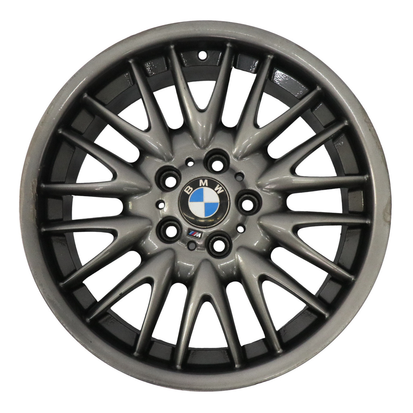 BMW E46 Hinterrad Grau Leichtmetallfelge V-Speiche 72 18" 8,5J ET:50 2229155