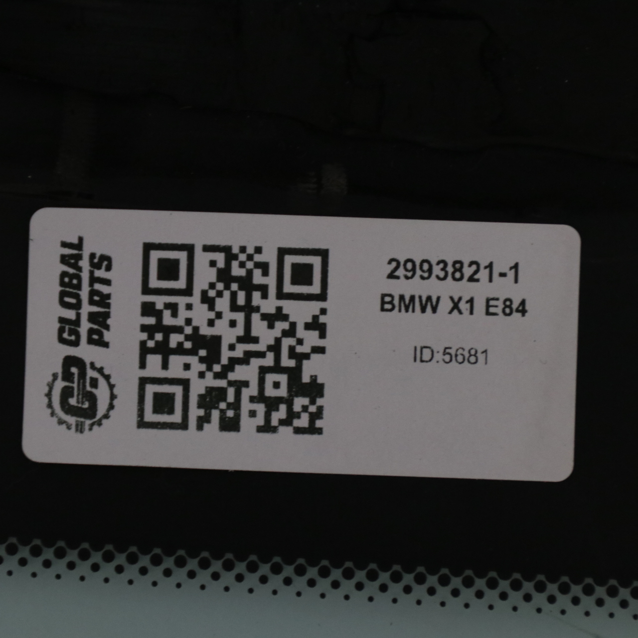 BMW X1 E84 Hintere linke Tür Seitenfenster Glas Grün AS2 2993821