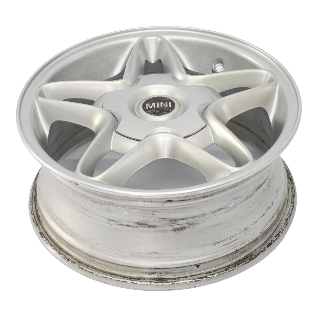 Mini Cooper One R50 R55 R56 Silver Wheel Alloy Rim 16" 6,5J ET:48 S-Winder 102